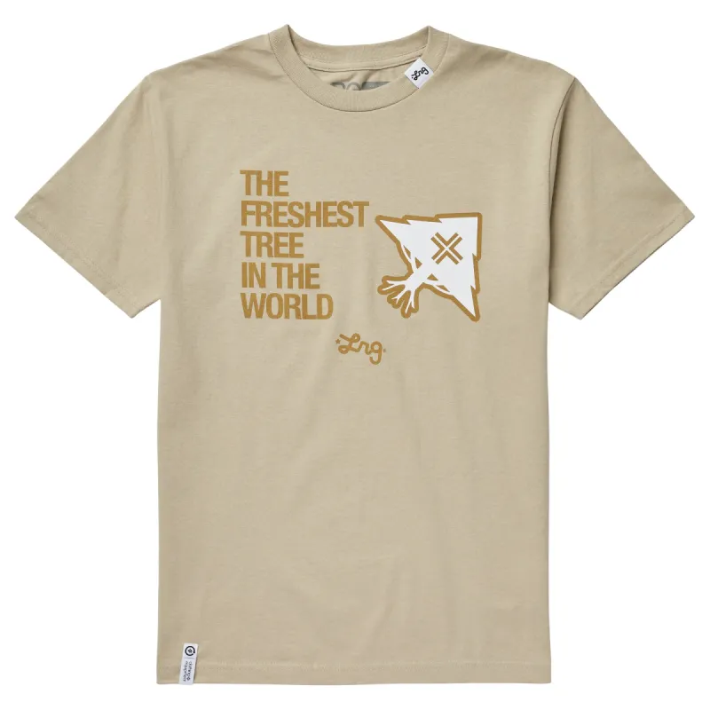 FRESHEST TREE TEE - SAND sold by Lrg