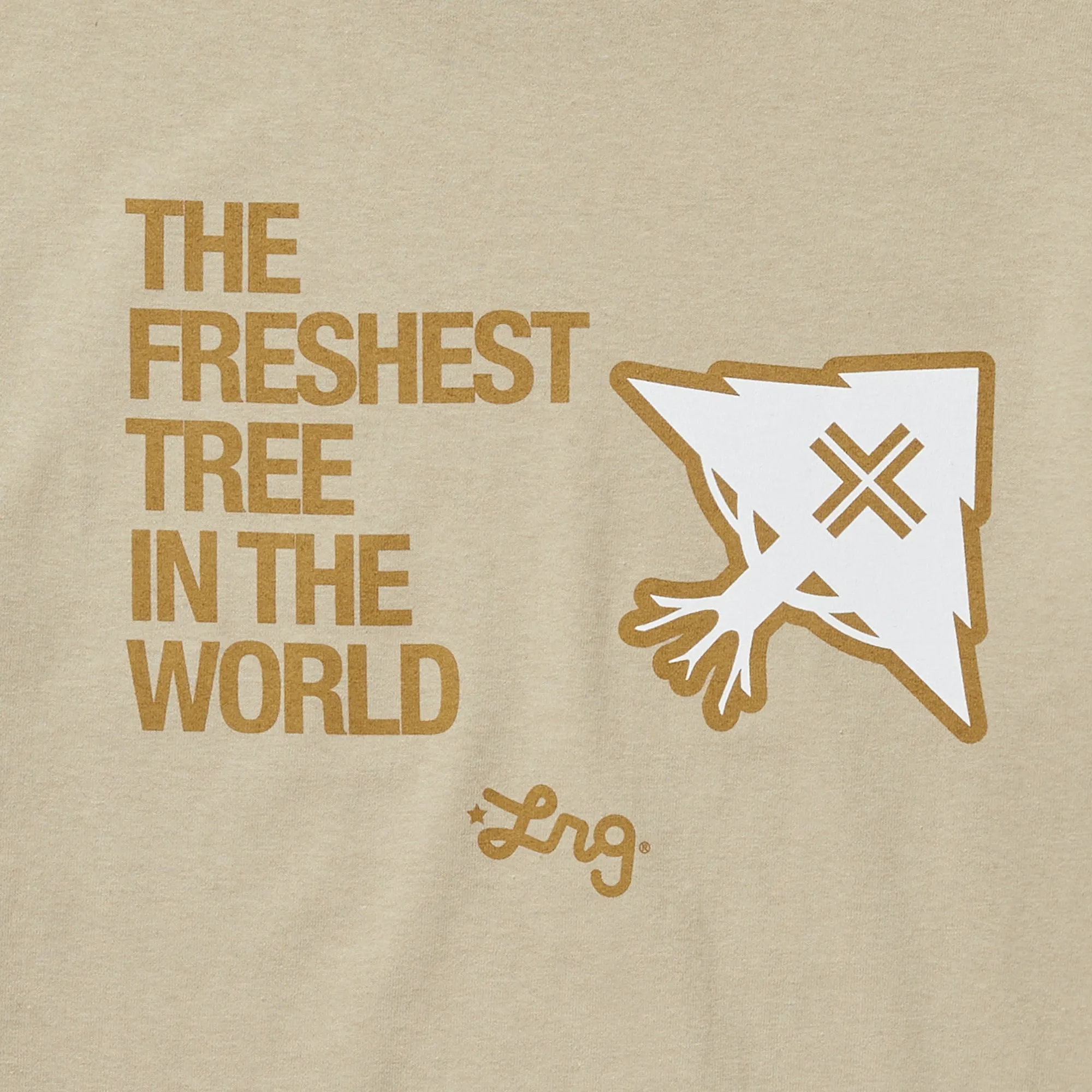 FRESHEST TREE TEE - SAND sold by Lrg product image thumbnail 2