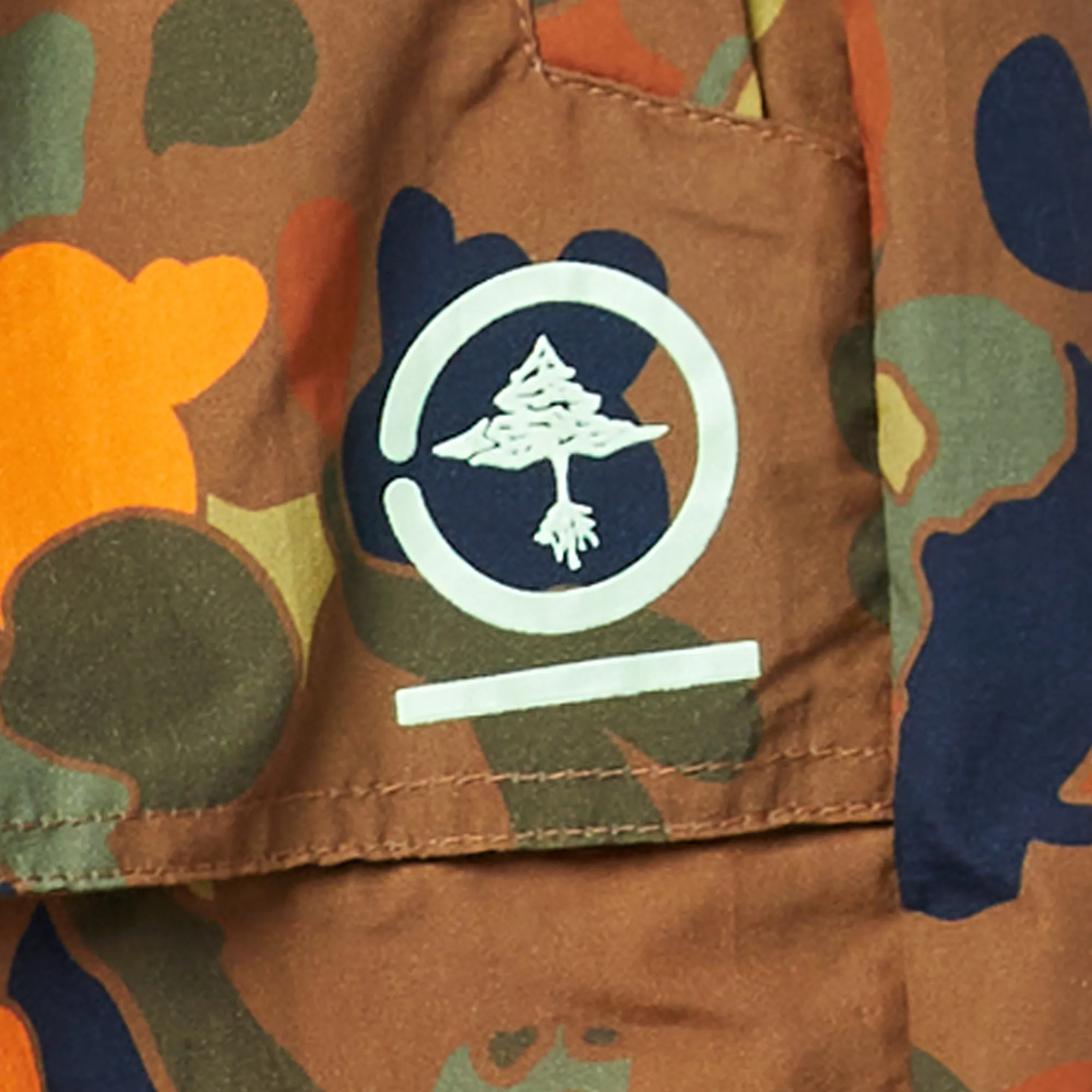 PANDA ROOTS CAMO TRACK PANTS - BROWN sold by Lrg product image thumbnail 4