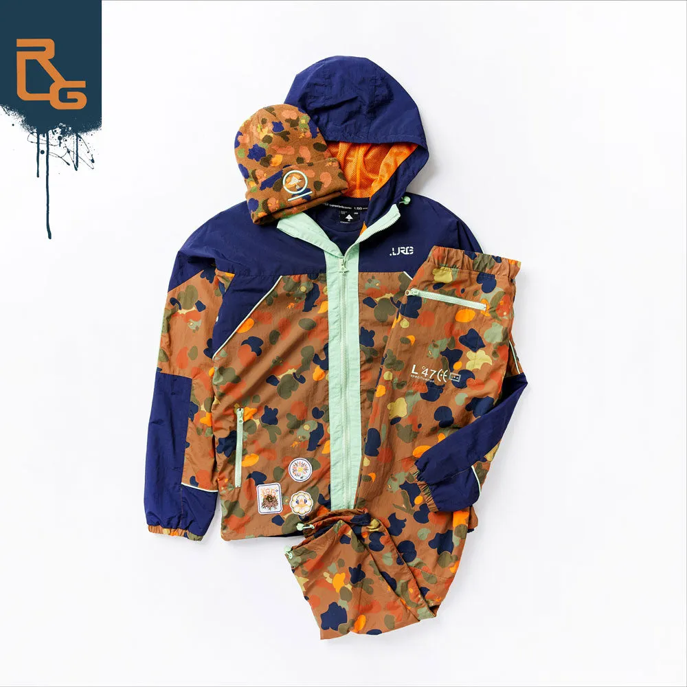 PANDA ROOTS CAMO TRACK PANTS - BROWN sold by Lrg product image thumbnail 2