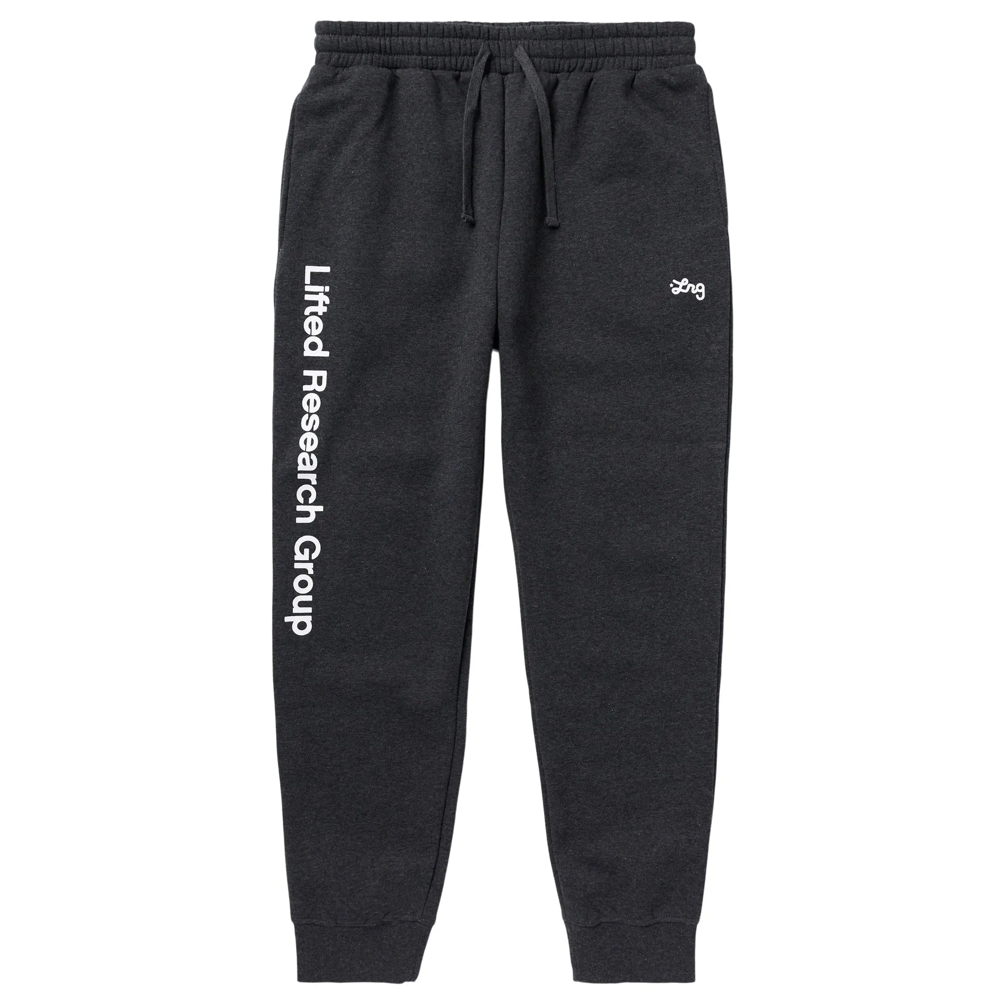 LIFTED SCRIPT JOGGER SWEATPANTS - CHARCOAL HEATHER sold by Lrg product image thumbnail 4
