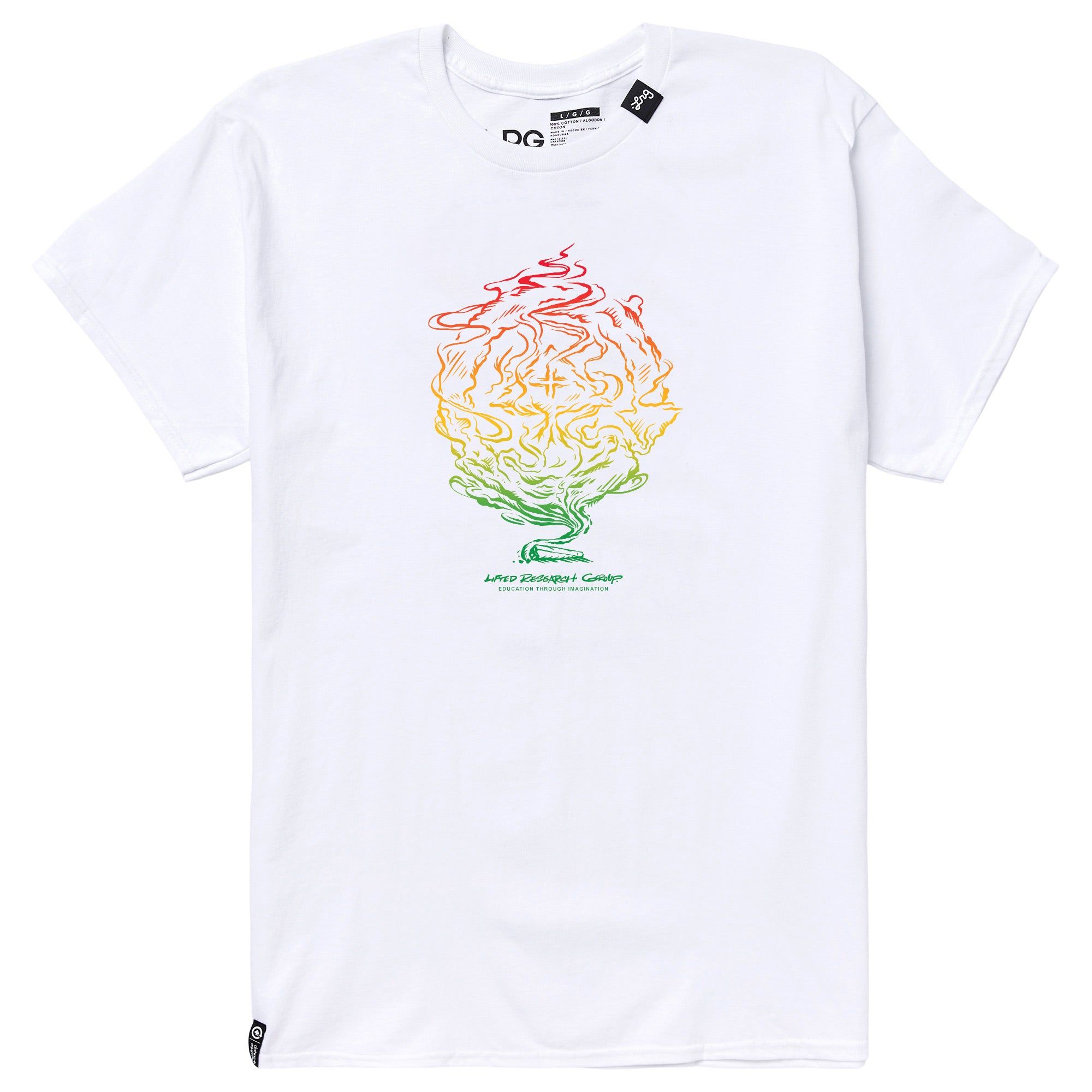 UP IN SMOKE TEE - WHITE sold by Lrg