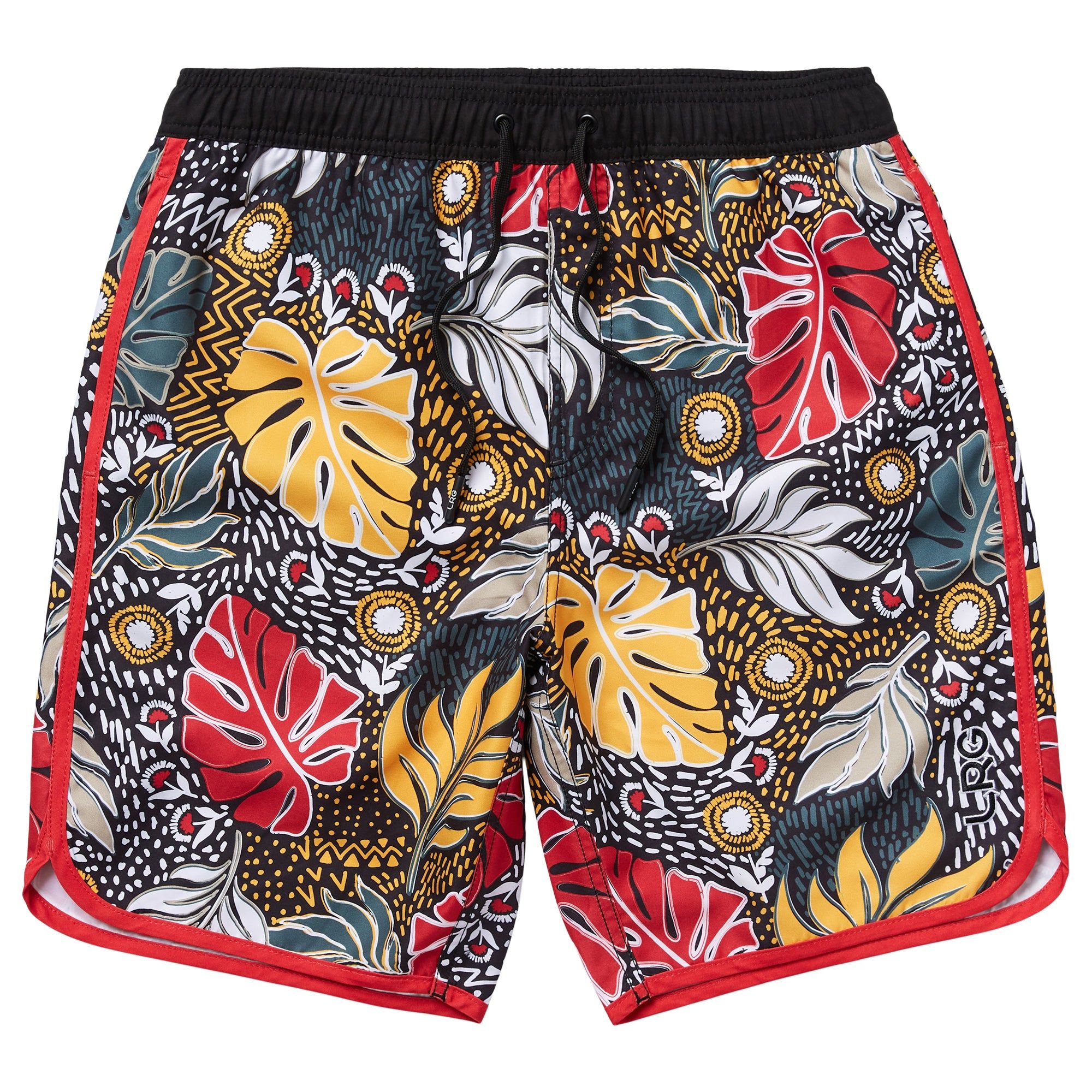 TROPIC ROOTS HYBRID SHORTS - BLACK sold by Lrg