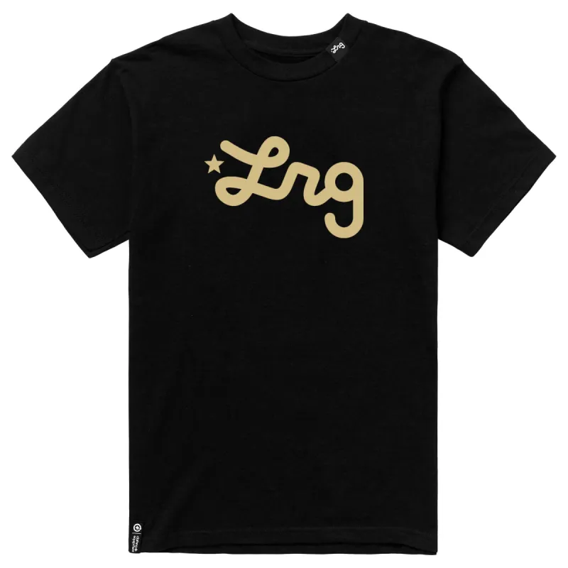 WESTERN SCRIPT TEE - BLACK sold by Lrg