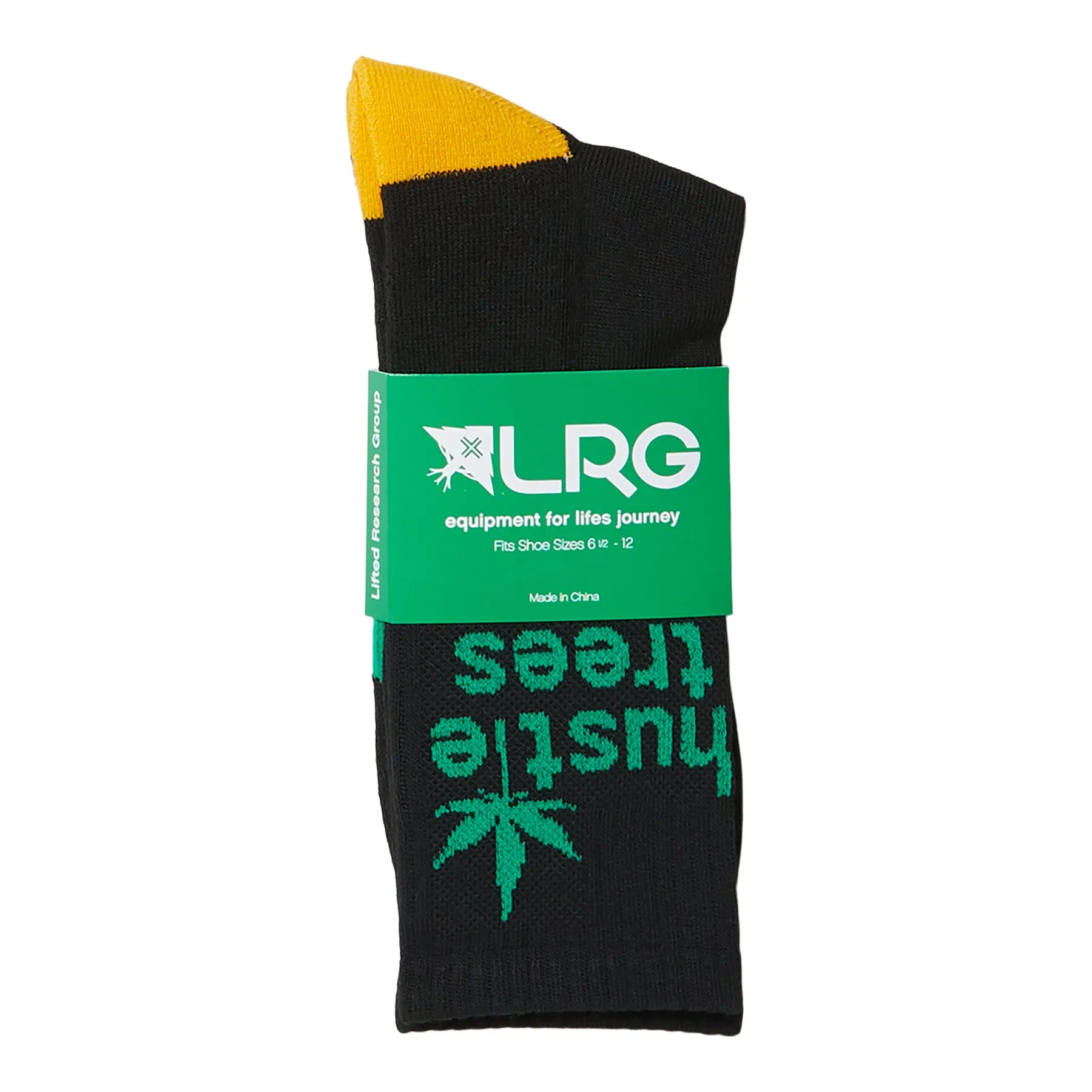 EVERYDAY HUSTLE CREW SOCKS - BLACK sold by Lrg product image thumbnail 2