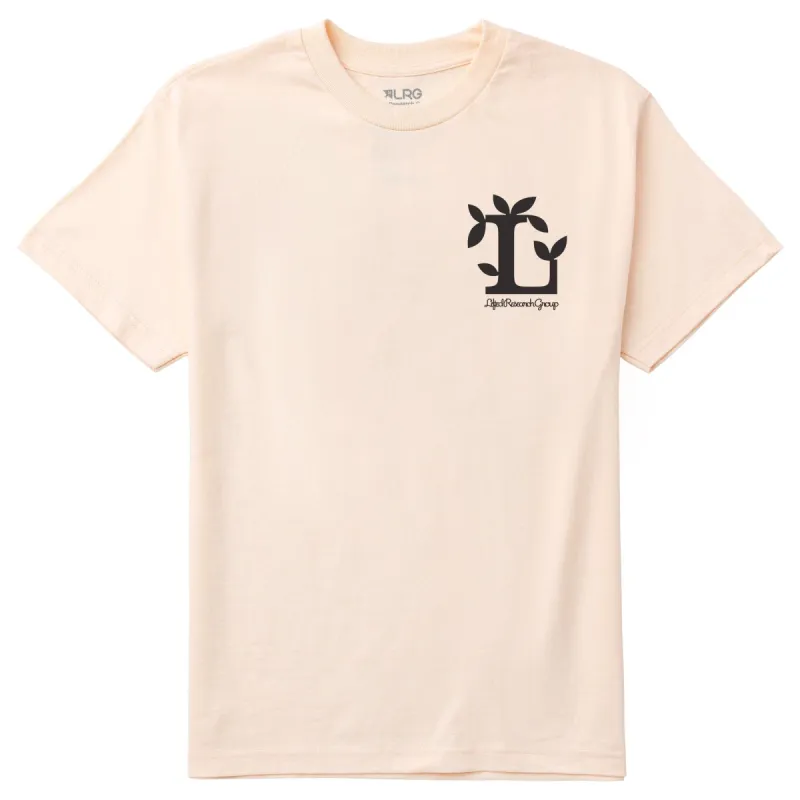 LEAFY L TEE - PEACH sold by Lrg