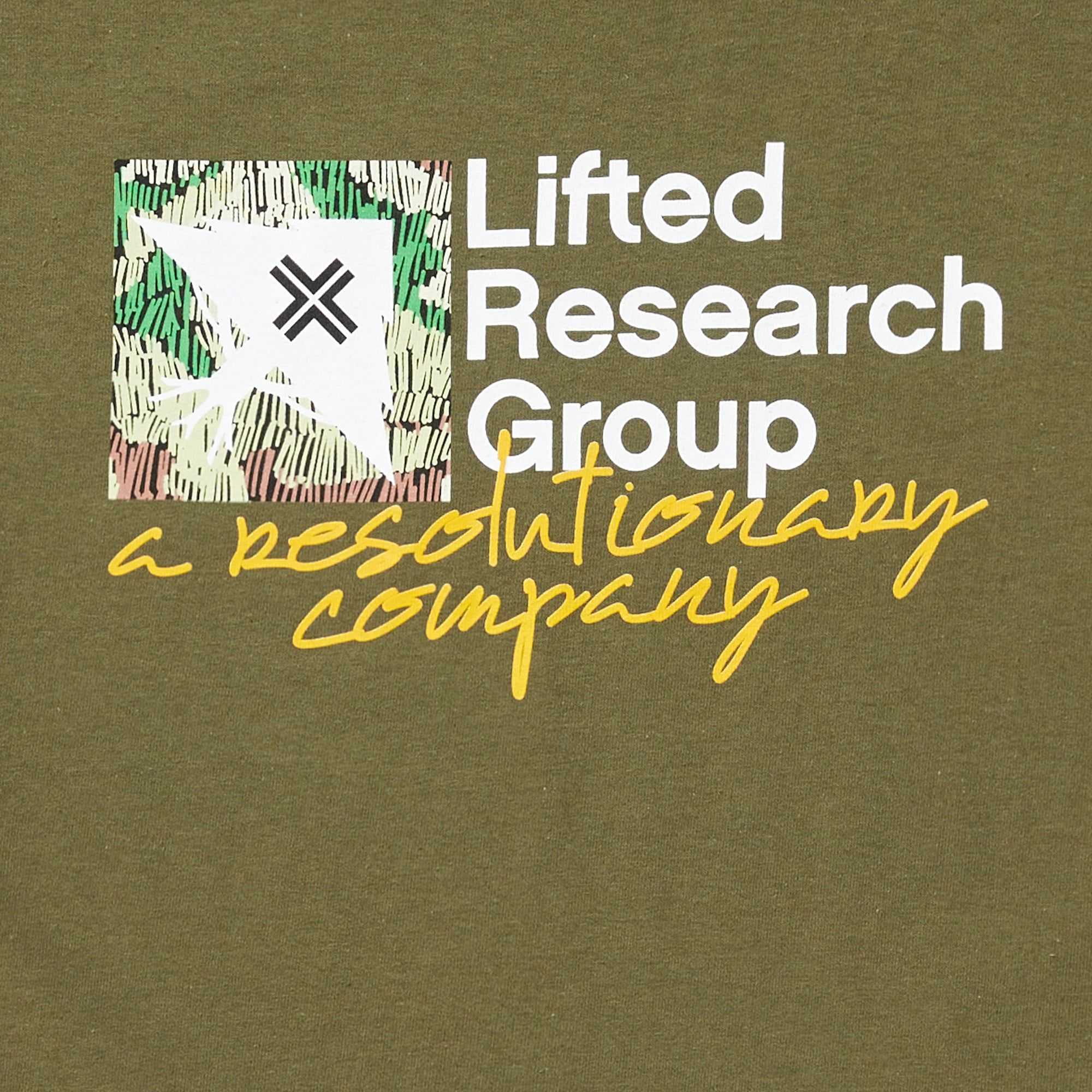 NATURAL RESOLUTION TEE - MILITARY GREEN sold by Lrg product image thumbnail 3