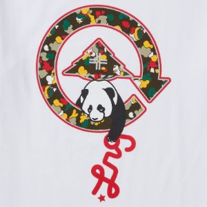 PANDA ADDICT GRAB TEE - WHITE sold by Lrg