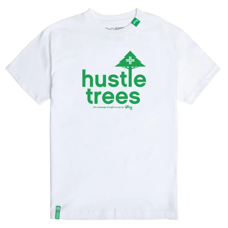 HUSTLE TREES TEE - WHITE sold by Lrg