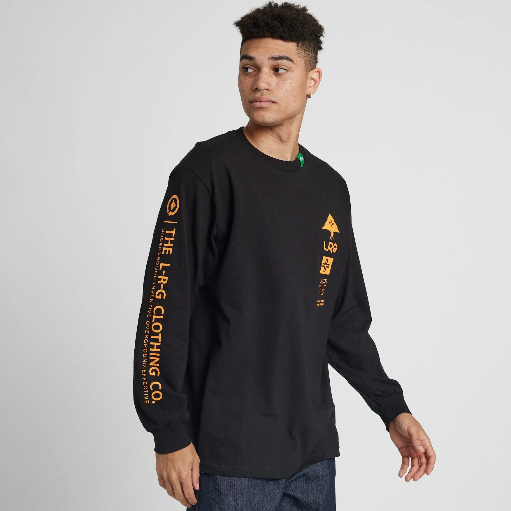 STRONG BRANCHES LONG SLEEVE TEE - BLACK sold by Lrg product image thumbnail 2