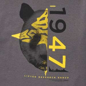 47 HALF PANDA TEE - CHARCOAL sold by Lrg