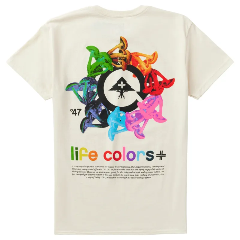 LIFE COLORS TEE - NATURAL sold by Lrg