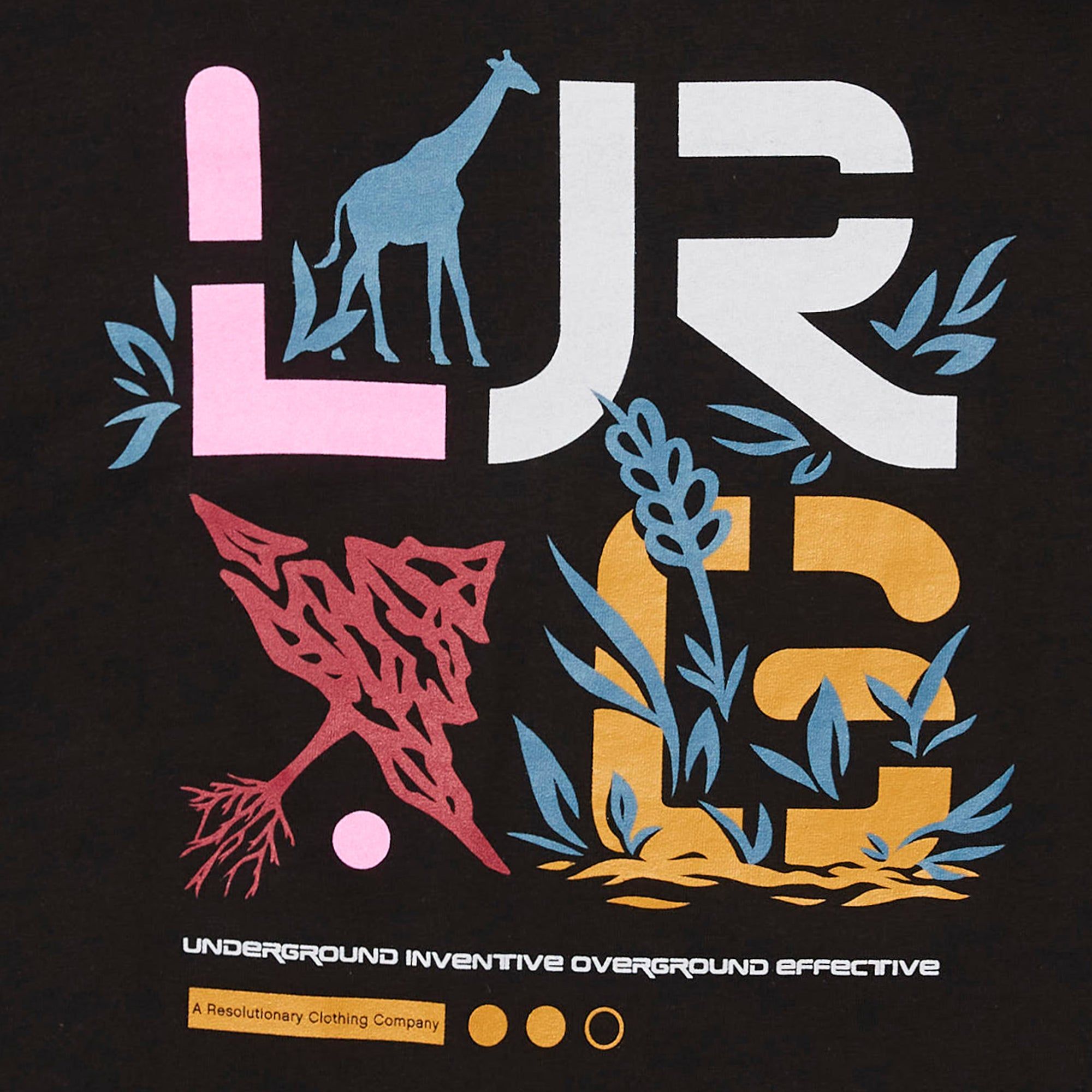 STACKED LOGO TEE - BLACK sold by Lrg product image thumbnail 2