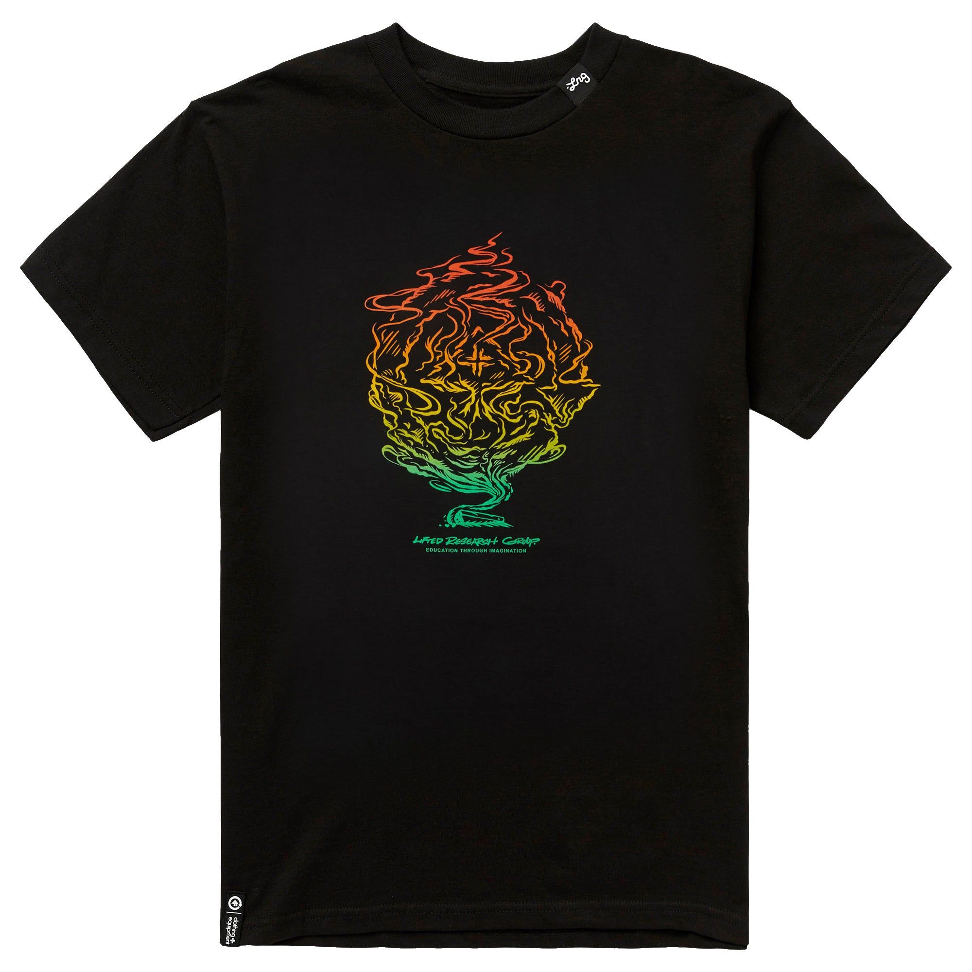 UP IN SMOKE TEE - BLACK sold by Lrg