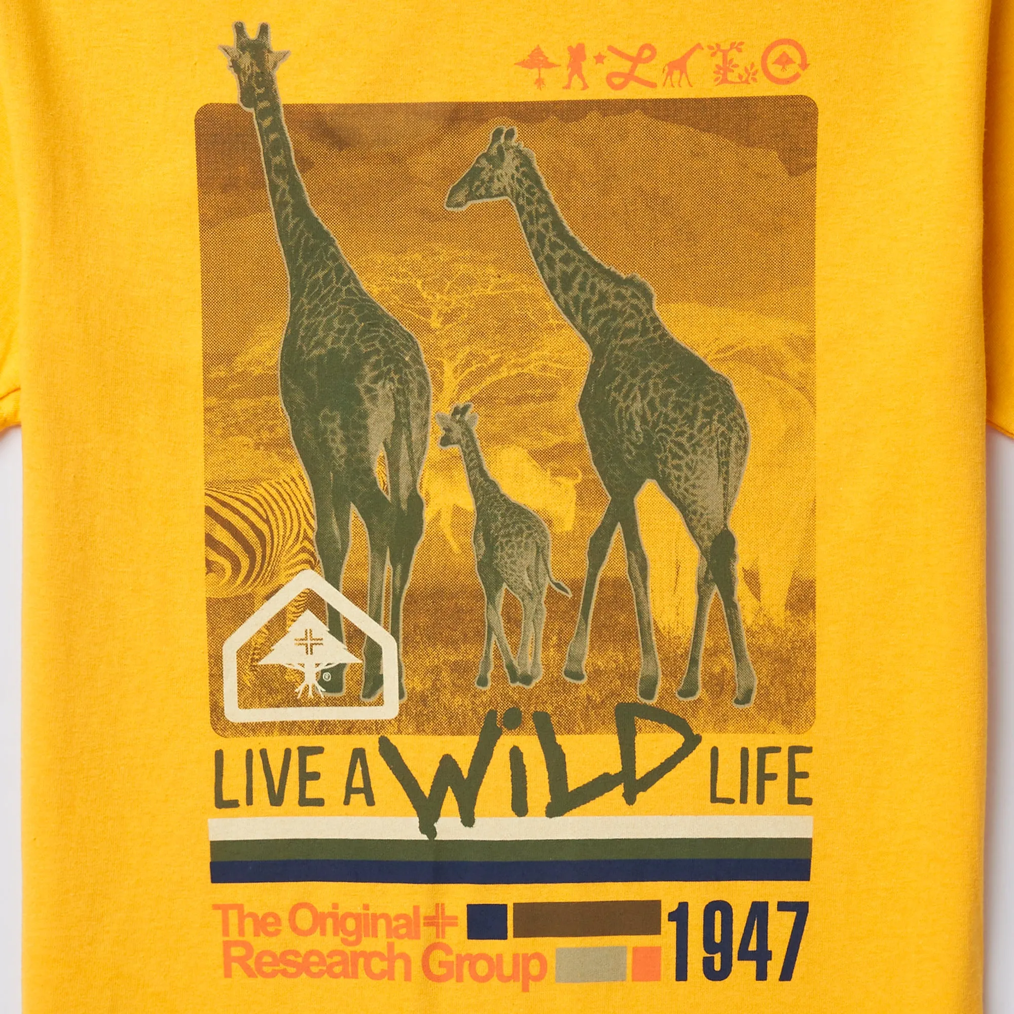 WILD LIFE TEE - GOLD sold by Lrg product image thumbnail 2
