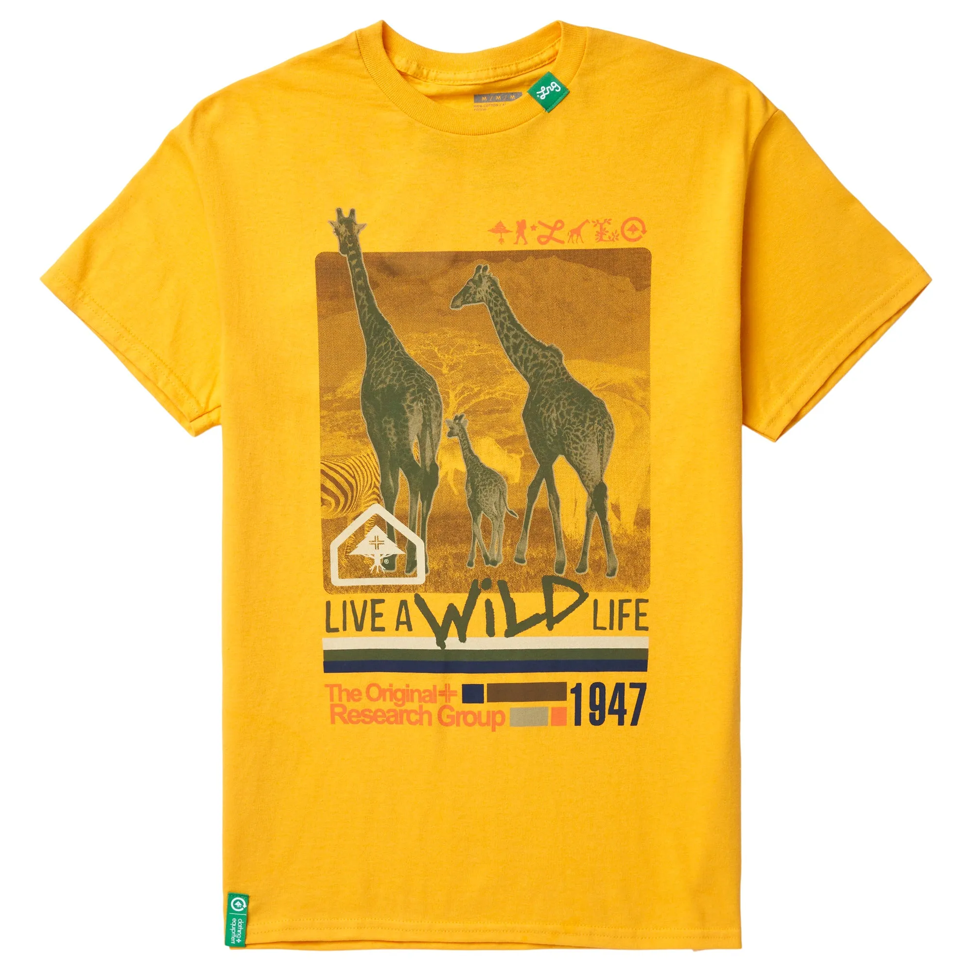 WILD LIFE TEE - GOLD sold by Lrg