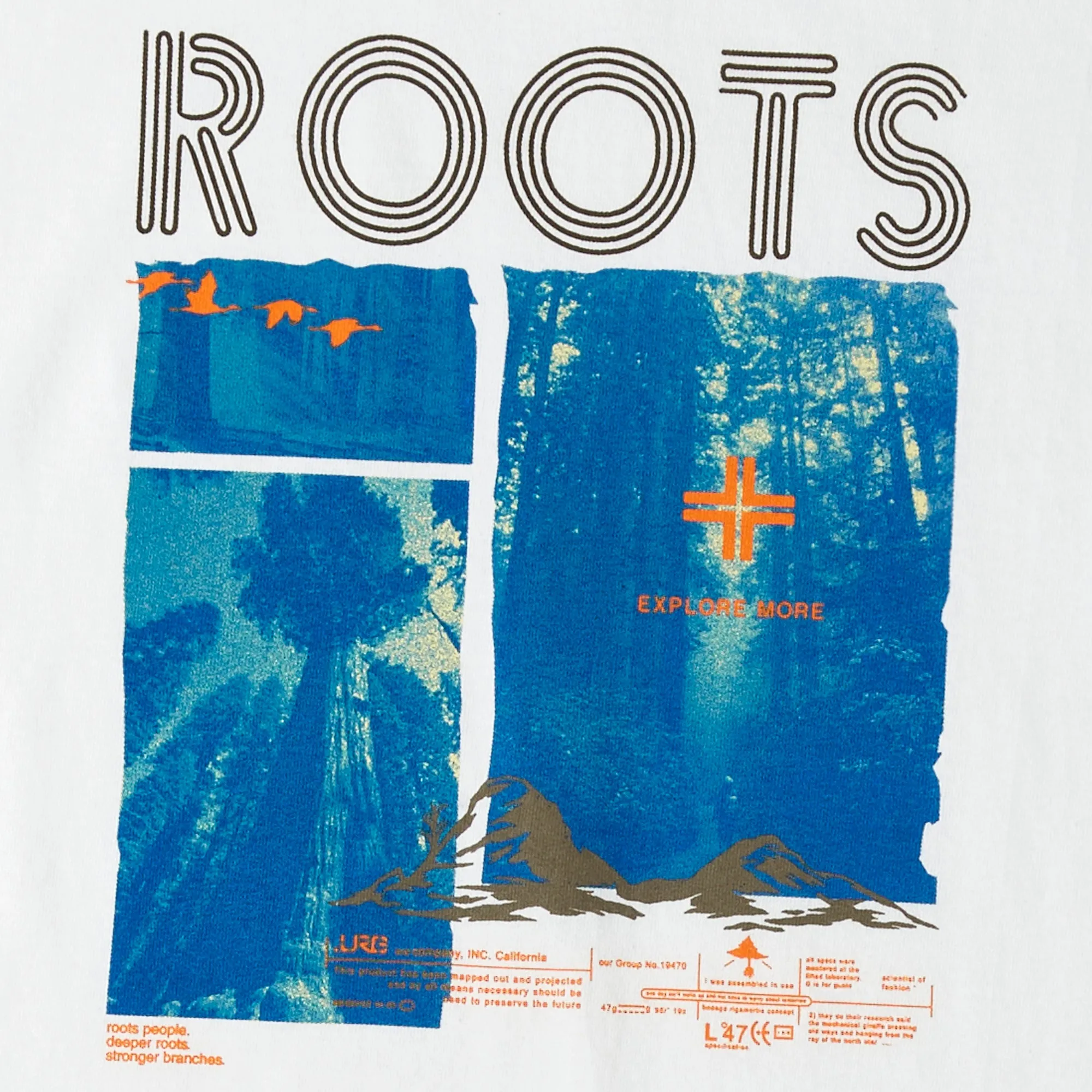BIG ROOTS TEE - WHITE sold by Lrg product image thumbnail 2