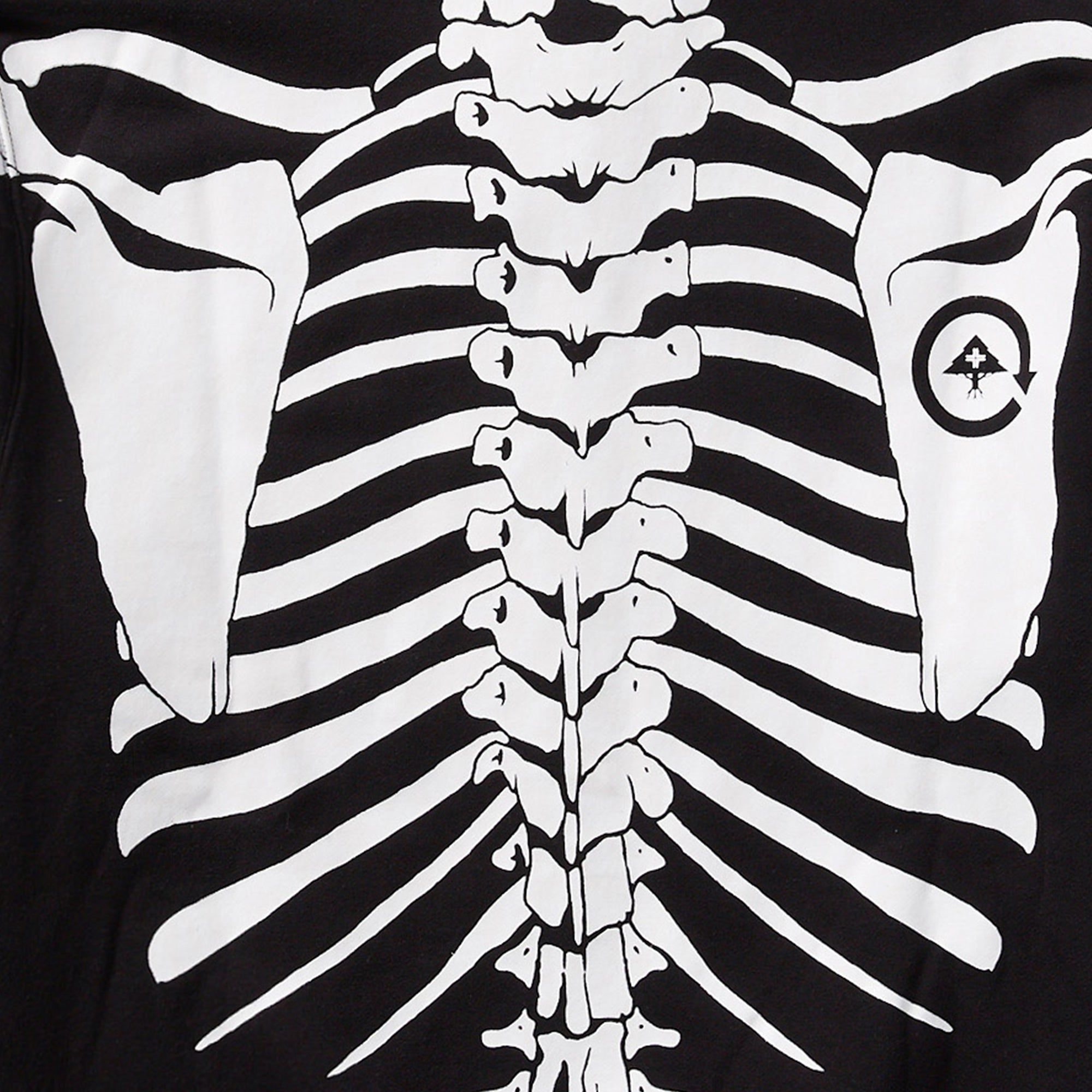 DEAD SERIOUS ZIP HOODIE - BLACK sold by Lrg product image thumbnail 4