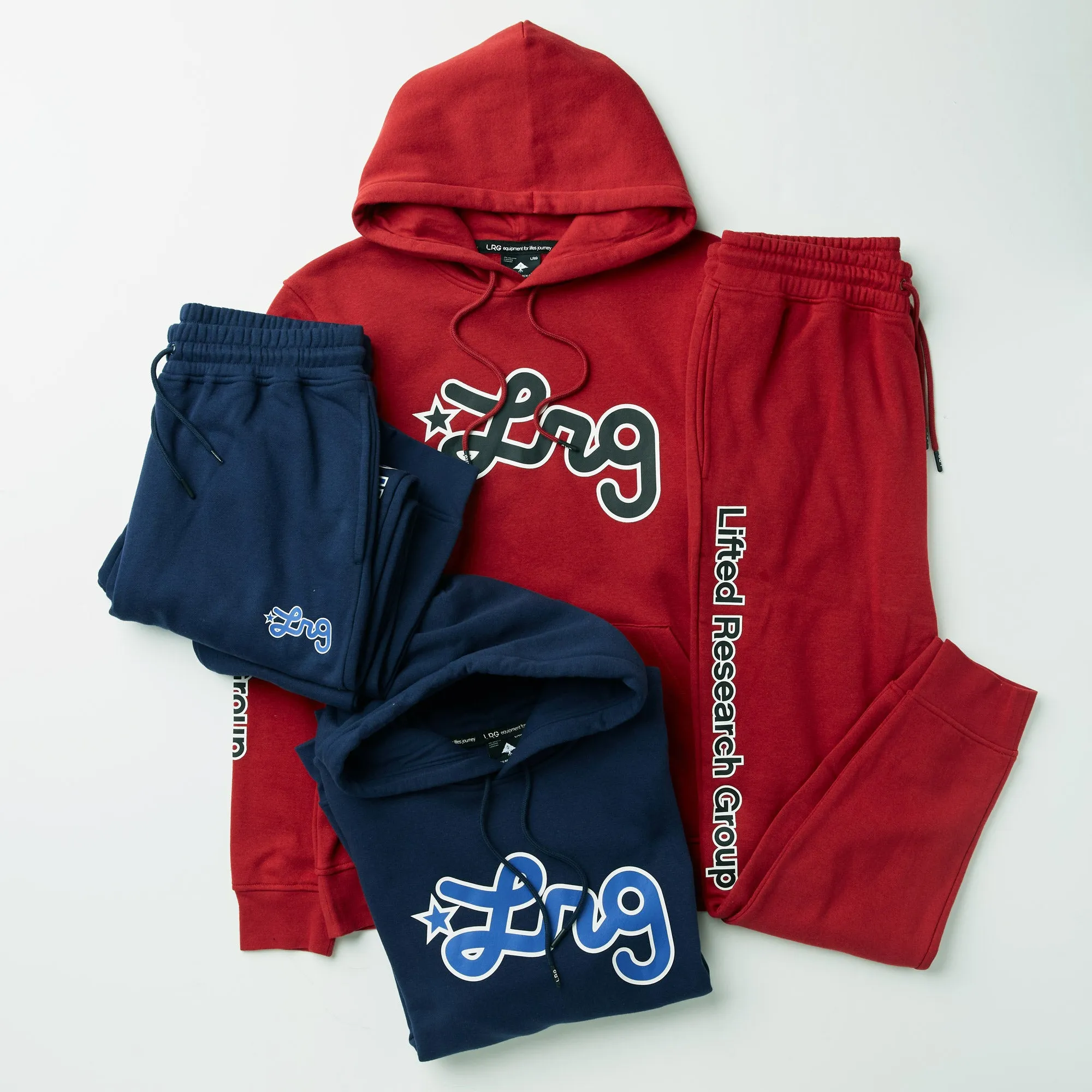FRESHEST SCRIPT JOGGER SWEATPANTS - NAVY sold by Lrg product image thumbnail 3