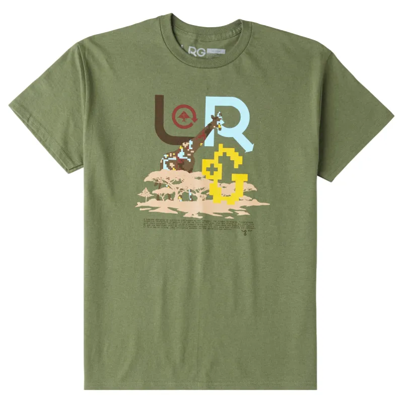SAFARI ICONS TEE - OLIVE sold by Lrg