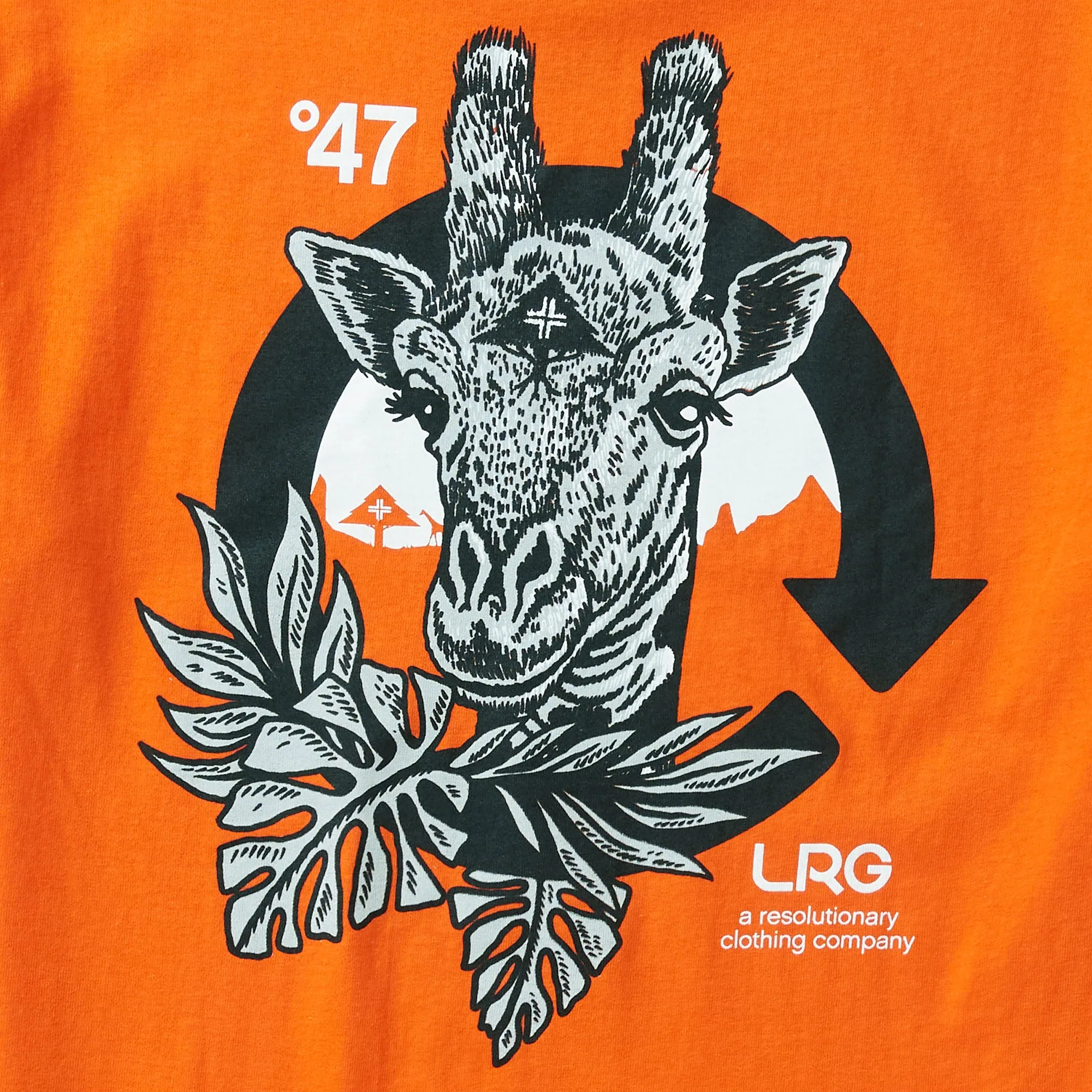 TREE MINDED TEE - ORANGE sold by Lrg product image thumbnail 3