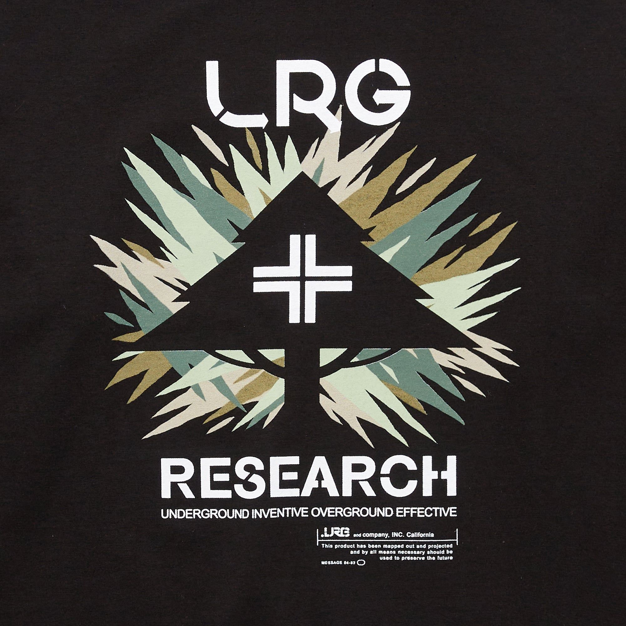 UNDERGROUND CORE LONG SLEEVE TEE - BLACK sold by Lrg product image thumbnail 2