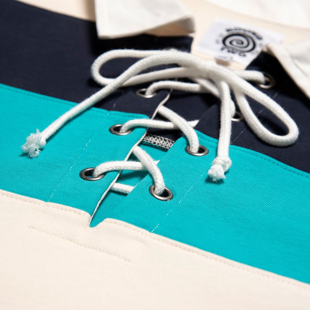 ROUND 2 LONG SLEEVE RUGBY - BLUE sold by Lrg product image thumbnail 3