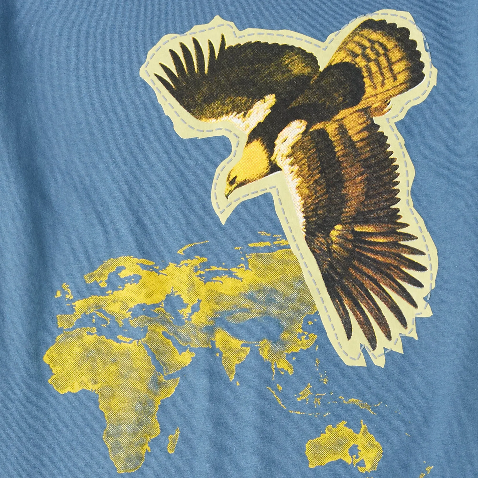 WILD WORLD TEE - INDIGO sold by Lrg product image thumbnail 2
