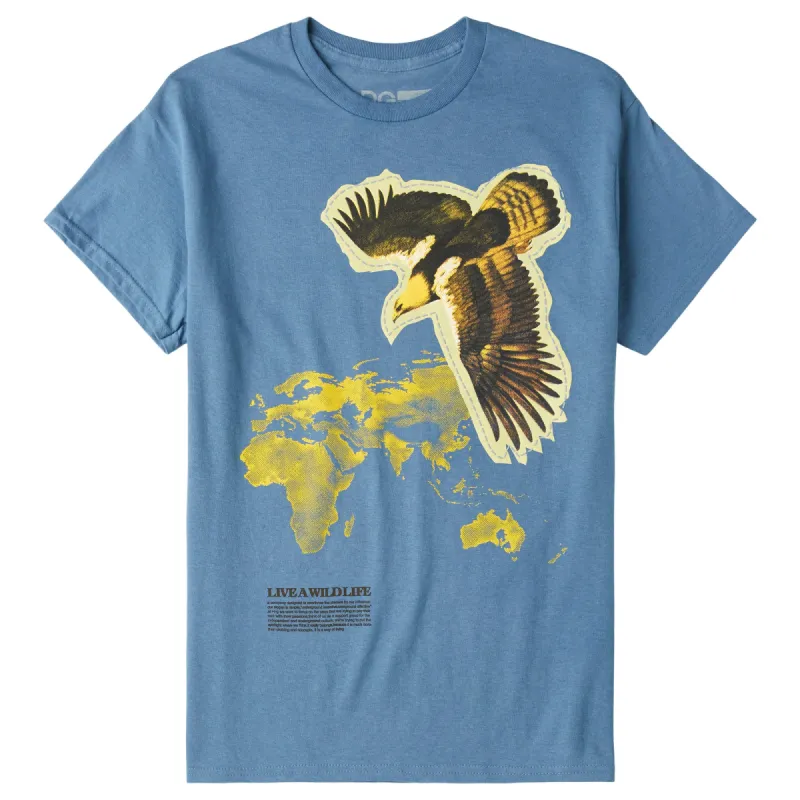 WILD WORLD TEE - INDIGO sold by Lrg