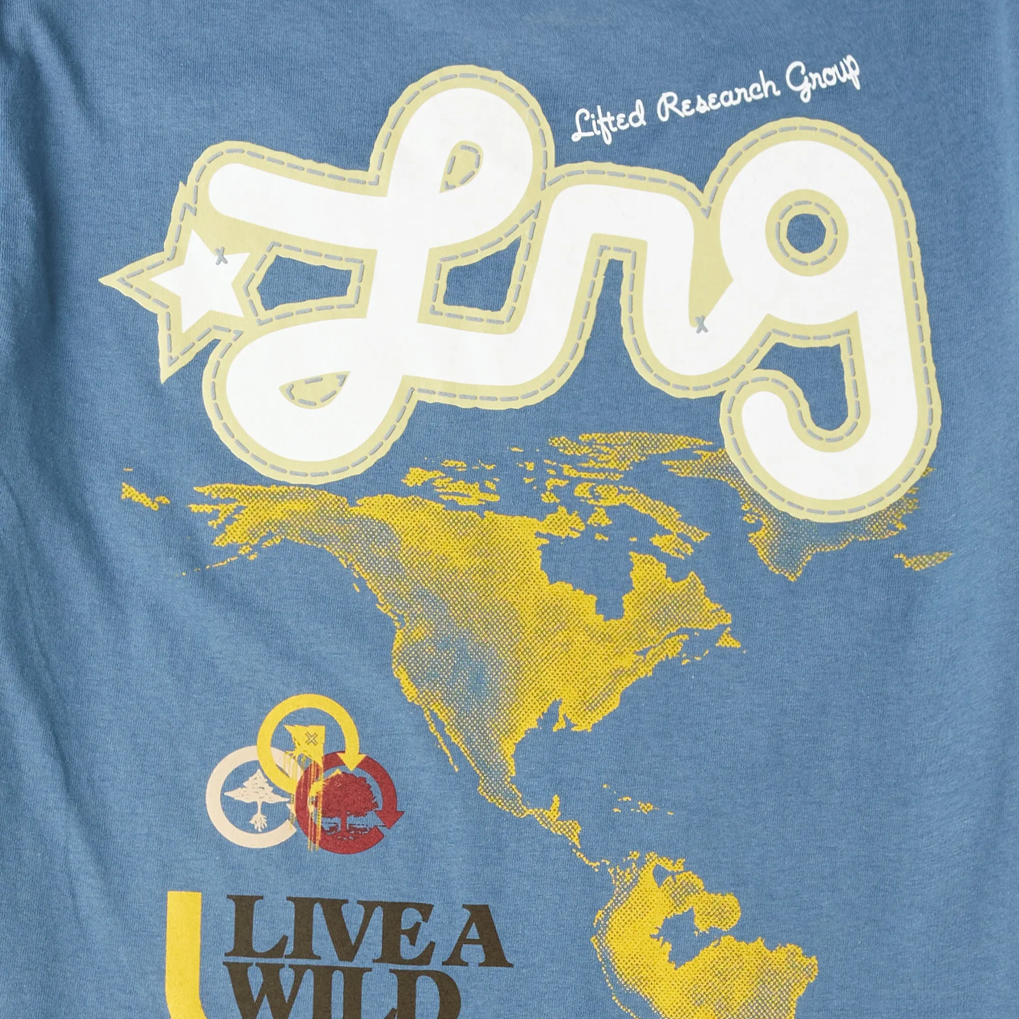 WILD WORLD TEE - INDIGO sold by Lrg product image thumbnail 4
