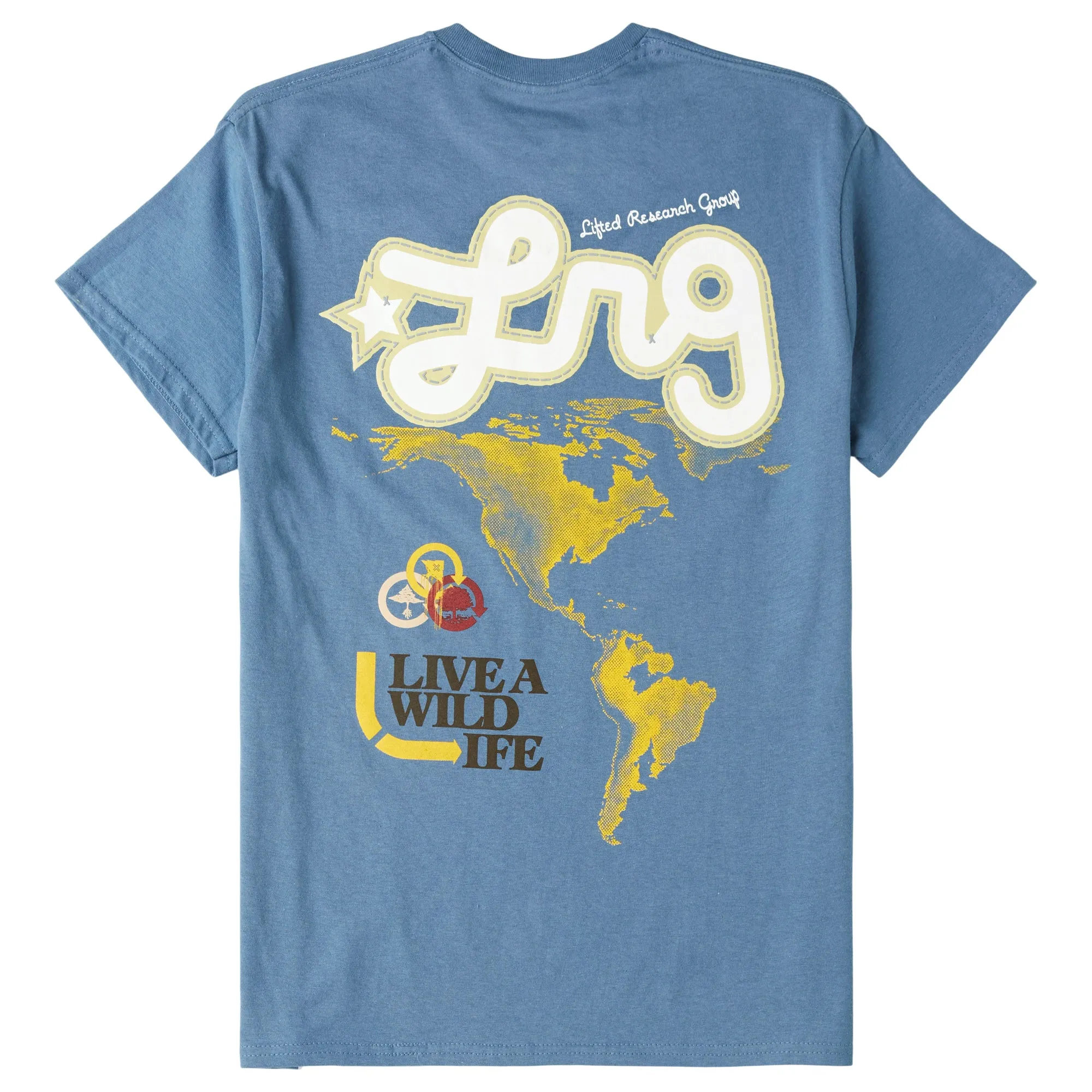 WILD WORLD TEE - INDIGO sold by Lrg product image thumbnail 3
