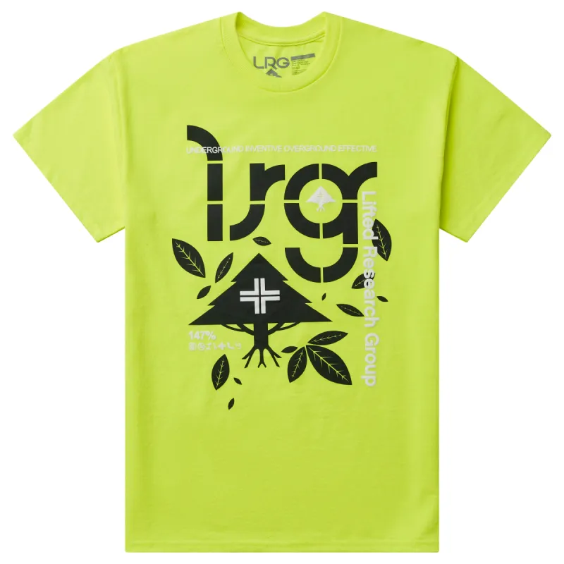 CYCLE LEAVES TEE - SAFETY GREEN sold by Lrg