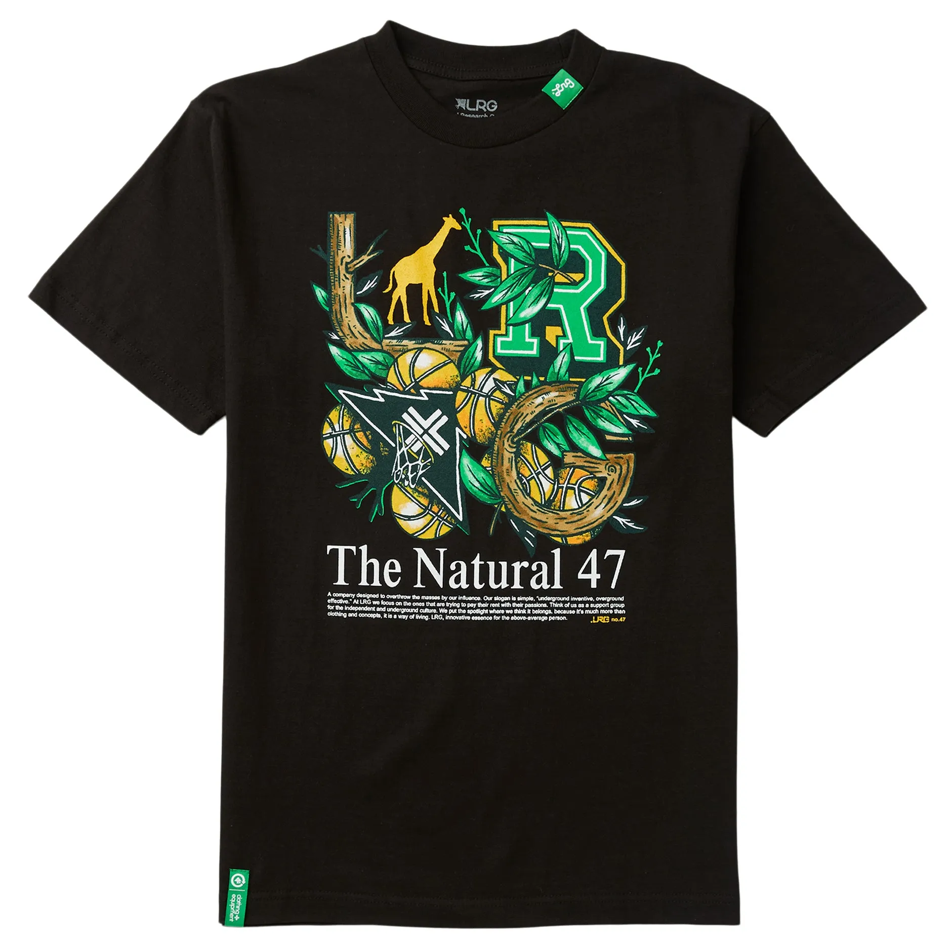 NATURAL 47 TEE - BLACK sold by Lrg