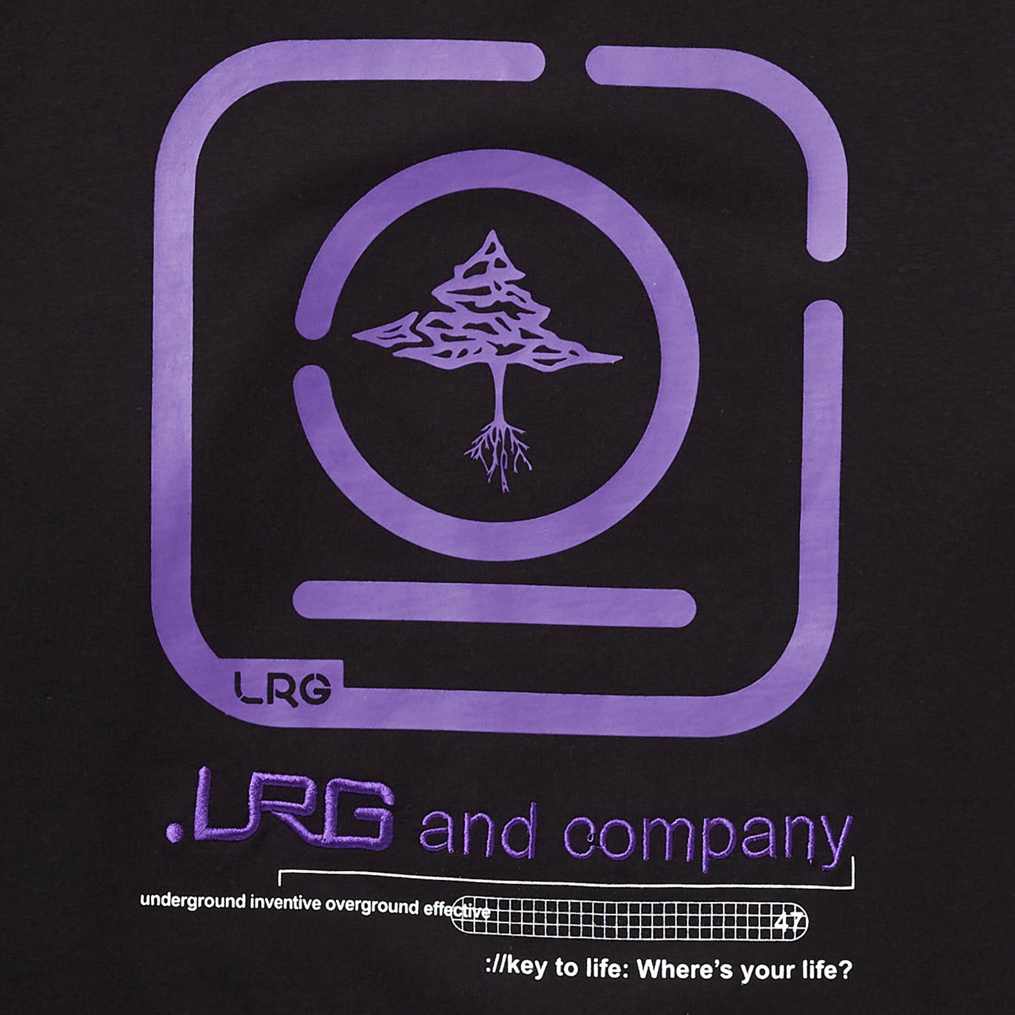 SOLAR FLARE LONG SLEEVE KNIT TEE - BLACK sold by Lrg product image thumbnail 3