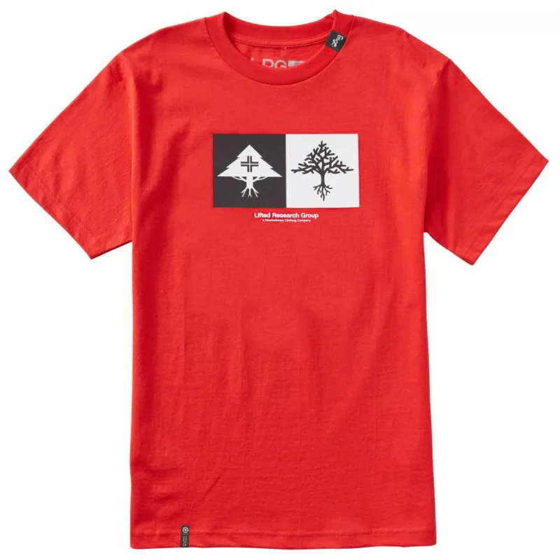 DOUBLE UP TREE TEE - RED sold by Lrg