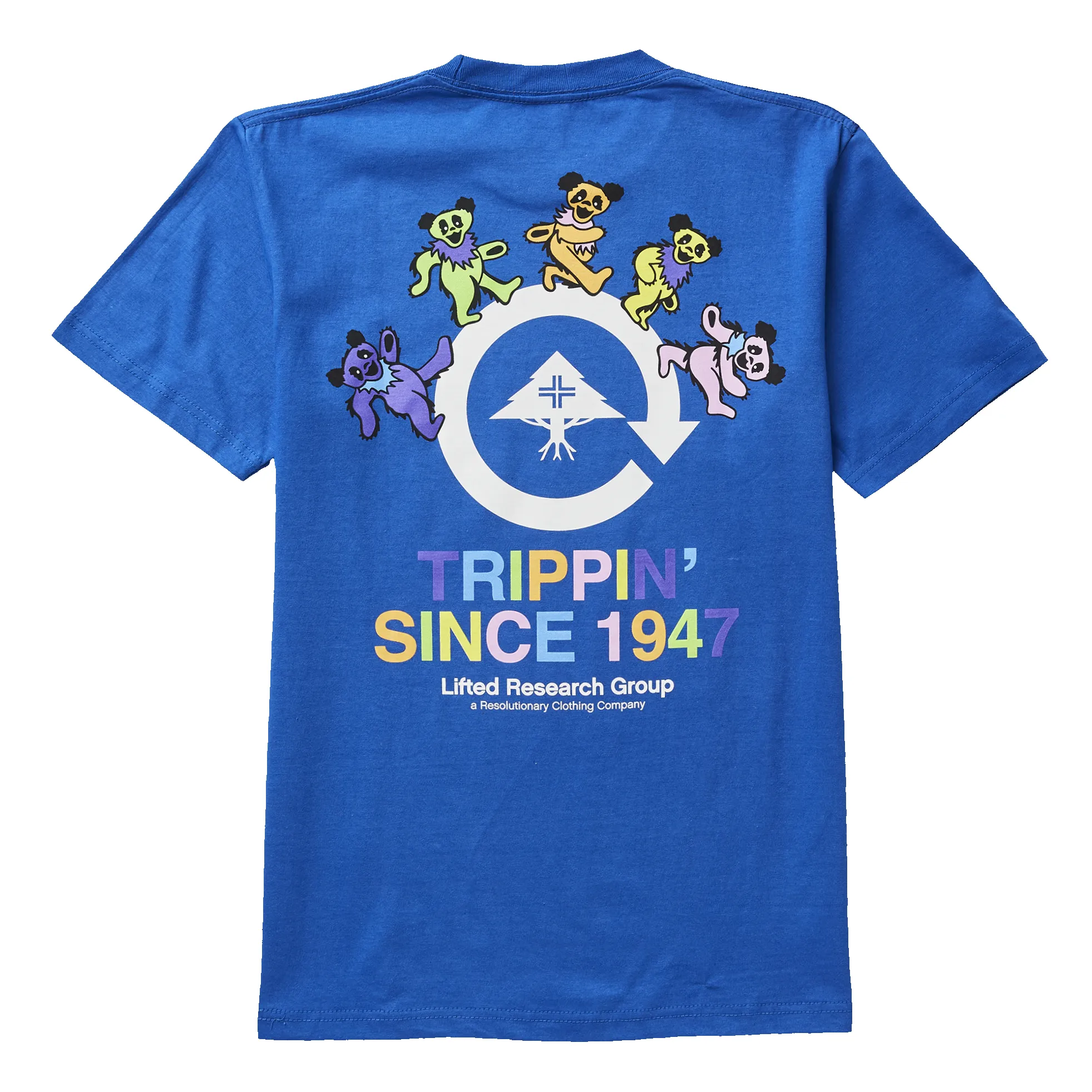 TRIPPIN BEARS TEE - ROYAL sold by Lrg product image thumbnail 4