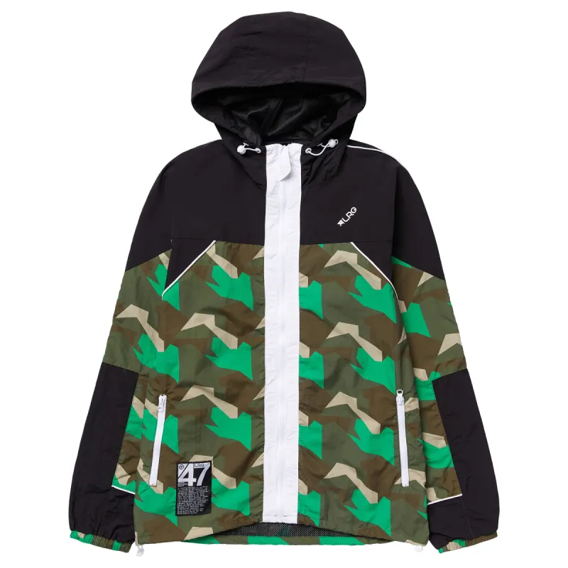 LIFTED GEO WINDBREAKER JACKET - GREEN sold by Lrg