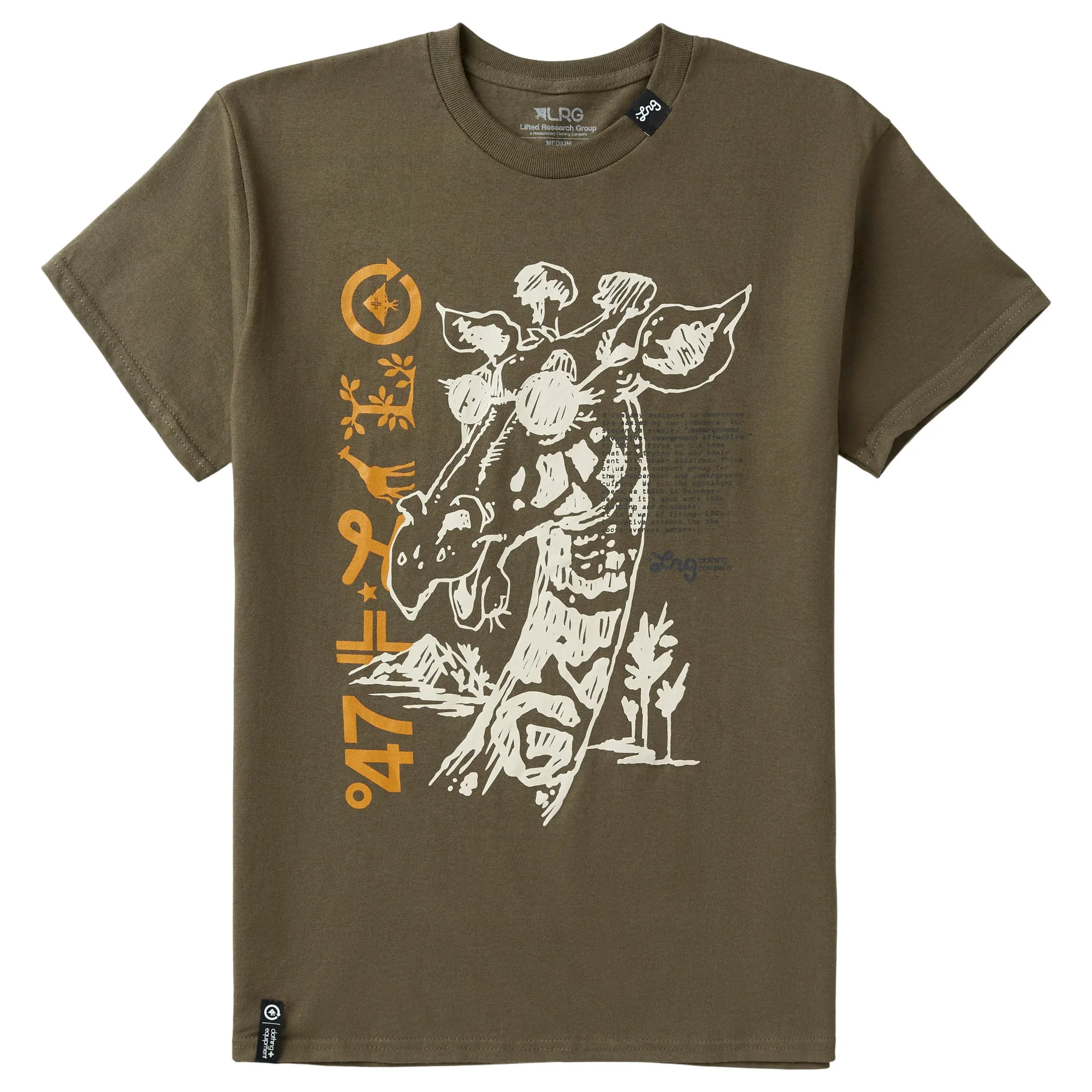 SHADED MOTHERLAND TEE - OLIVE sold by Lrg