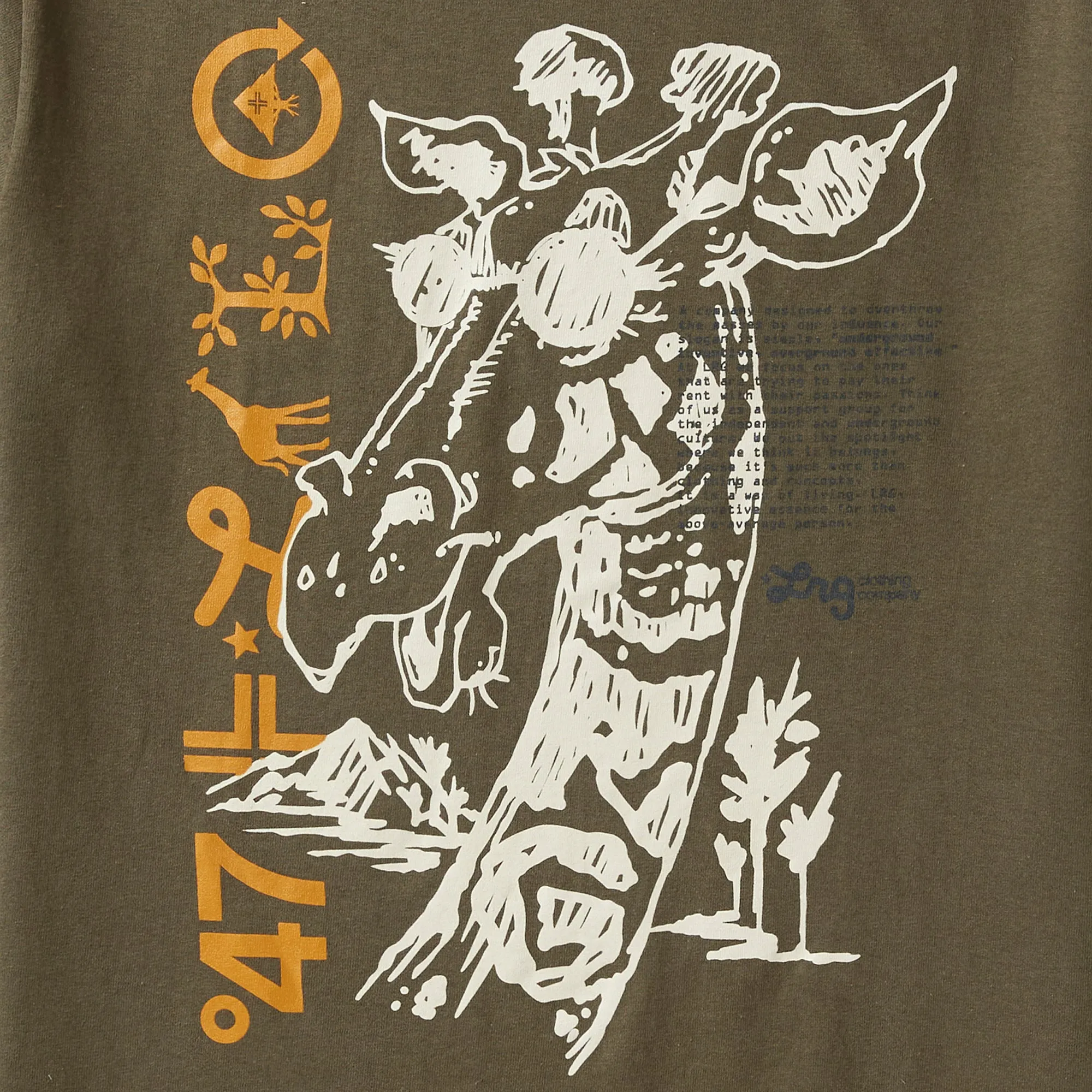 SHADED MOTHERLAND TEE - OLIVE sold by Lrg product image thumbnail 2