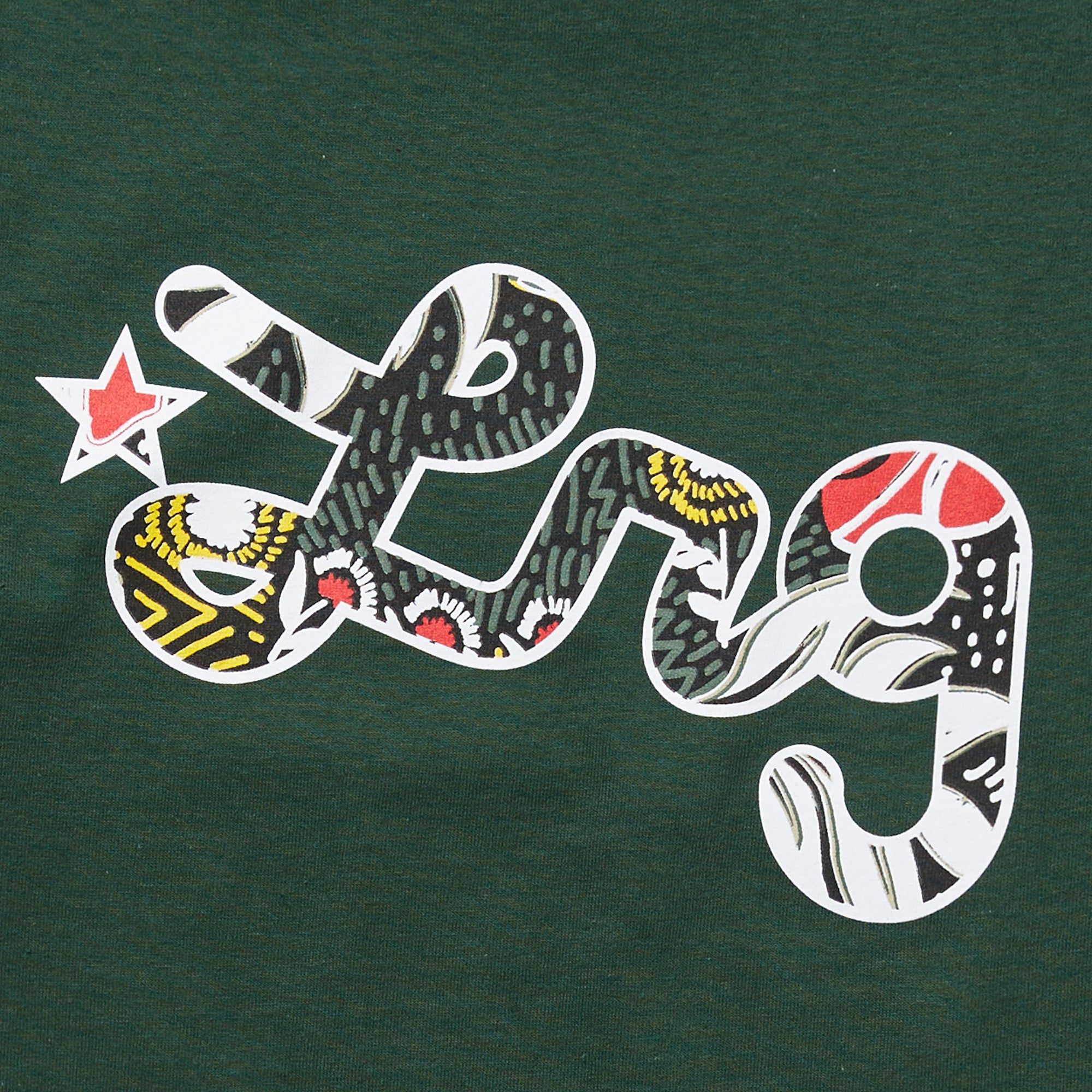 TROPIC ROOTS SCRIPT TEE - FOREST GREEN sold by Lrg product image thumbnail 2