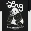 PANDA MAG LITE TEE - BLACK sold by Lrg