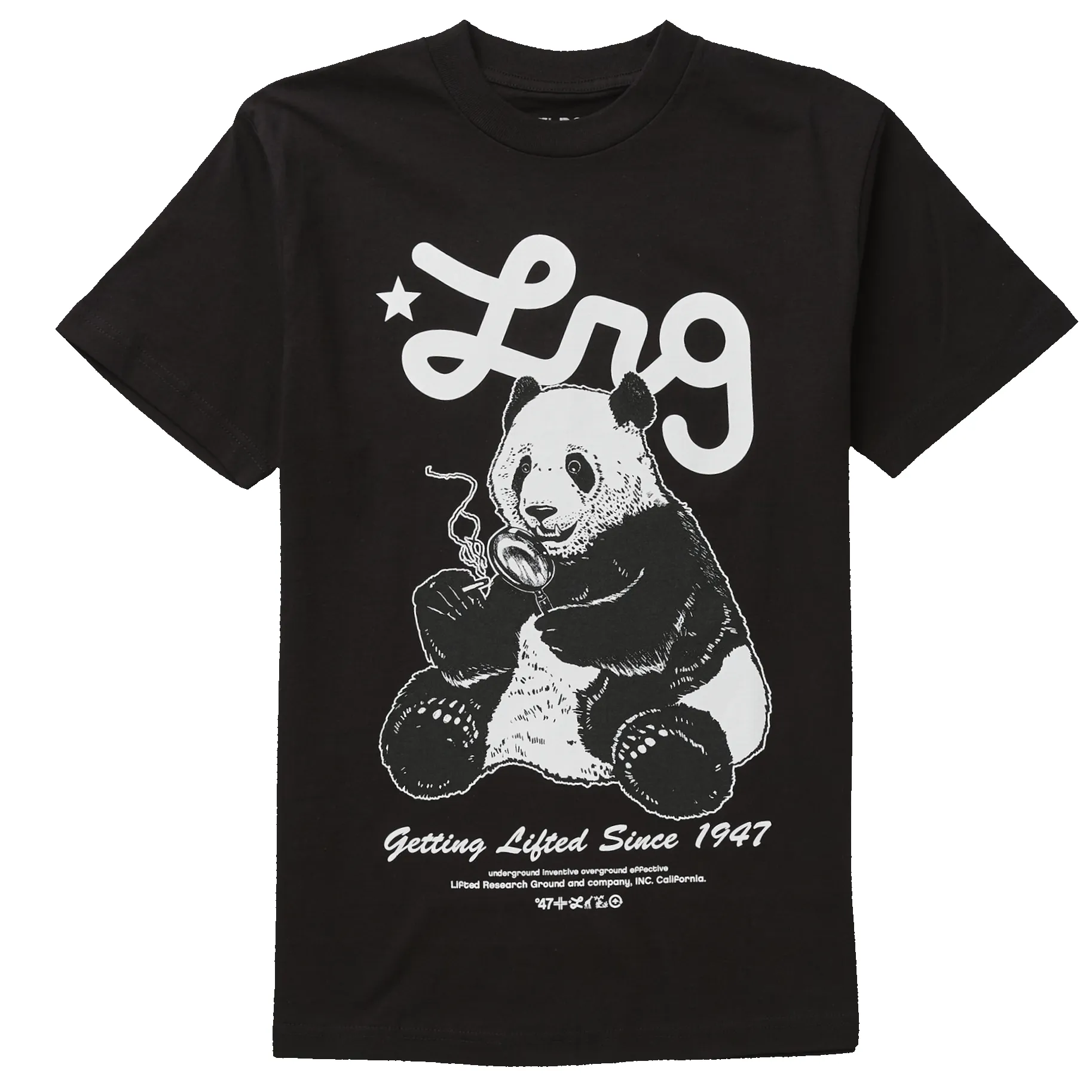 PANDA MAG LITE TEE - BLACK sold by Lrg