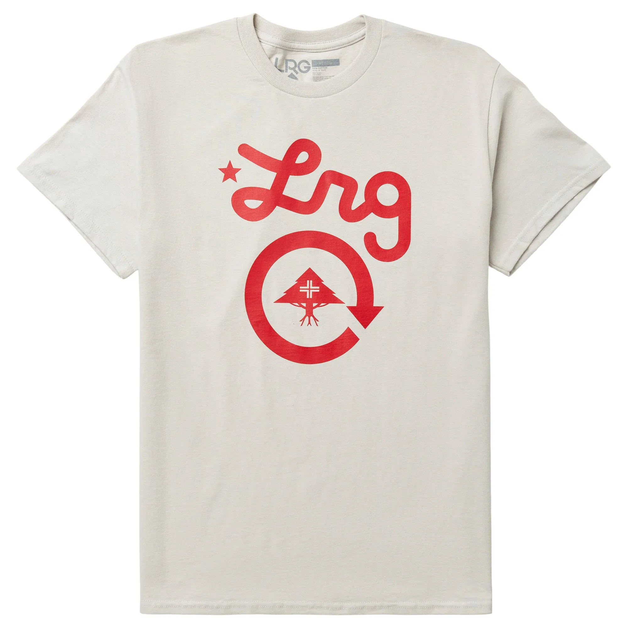 CYCLE LOGO TEE - SILVER sold by Lrg
