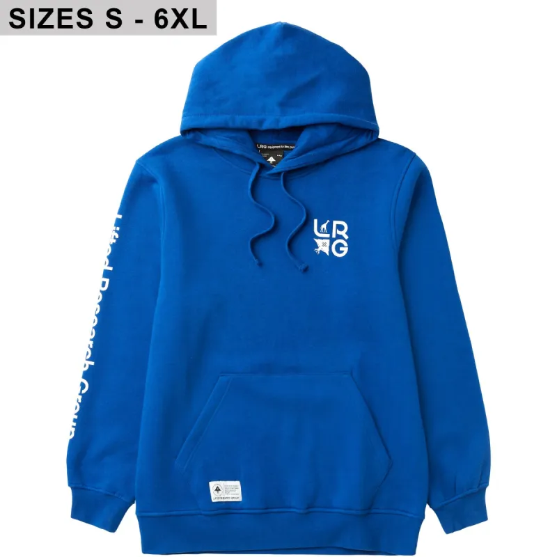 STACKED MULTI PULLOVER HOODIE - COBALT sold by Lrg