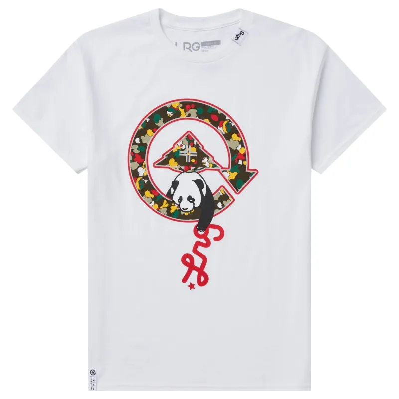 PANDA ADDICT GRAB TEE - WHITE sold by Lrg