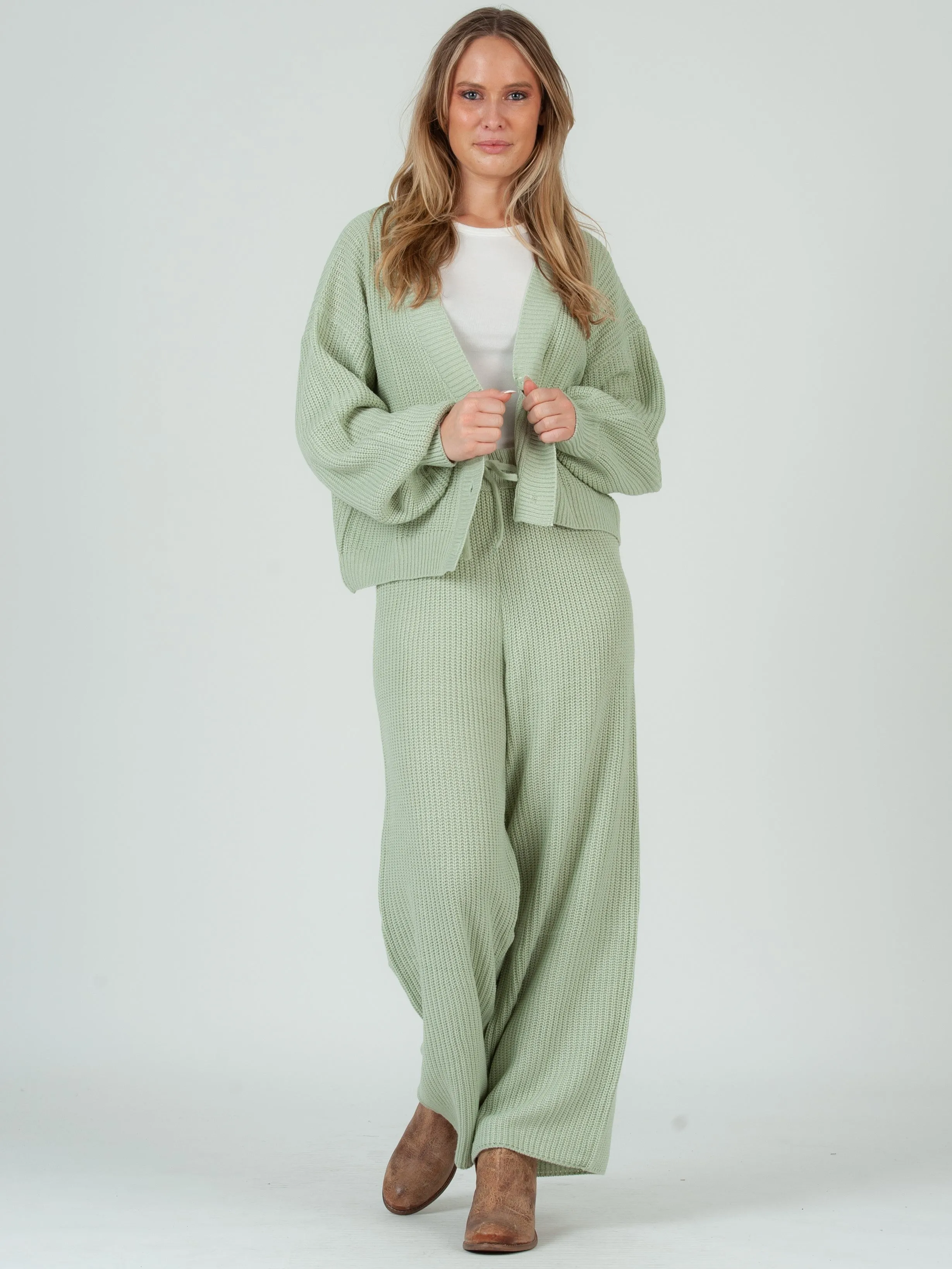 Women's Sweater Cardigan & Pant Set sold by Lucca Couture product image thumbnail 2