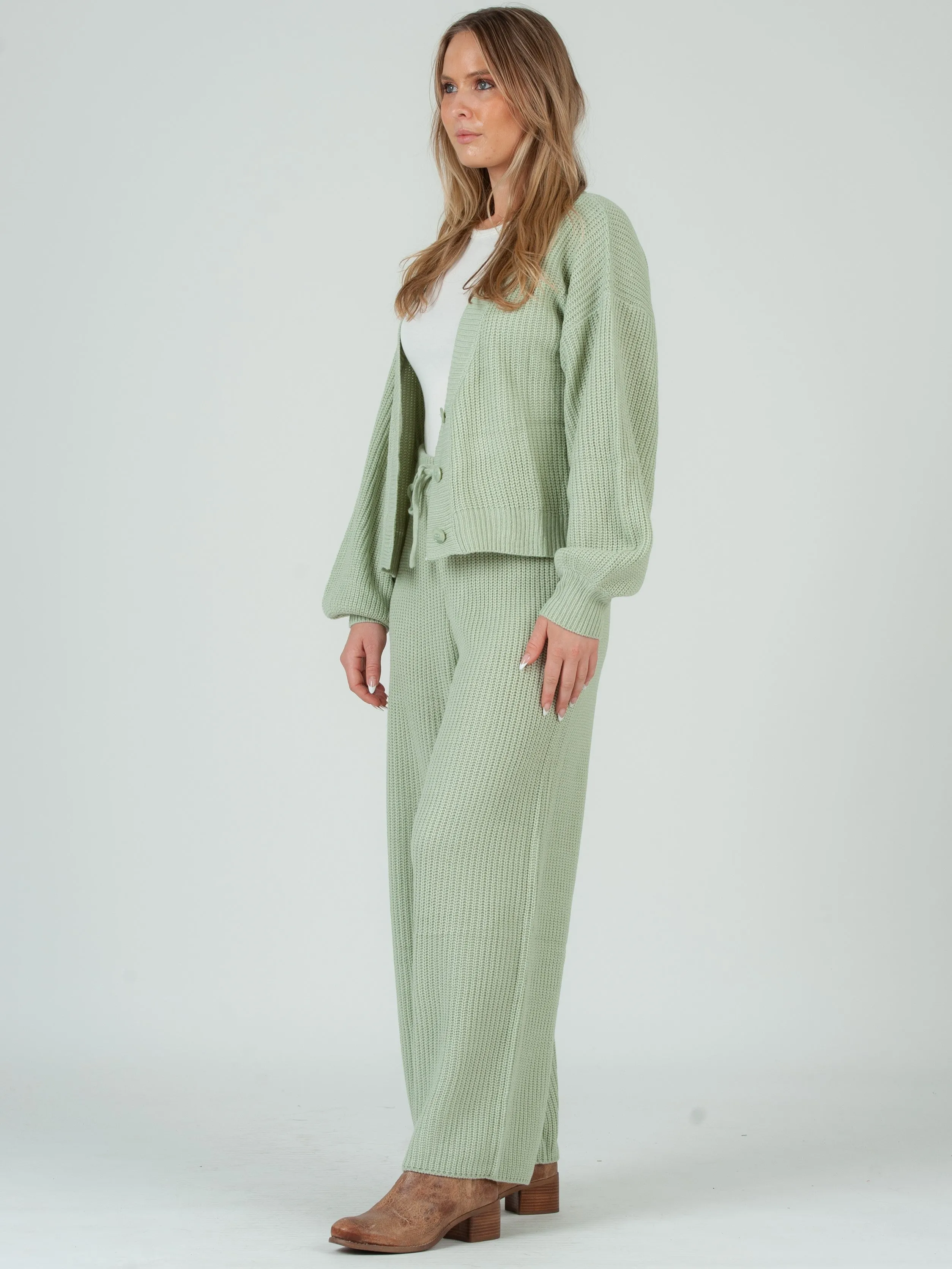 Women's Sweater Cardigan & Pant Set sold by Lucca Couture product image thumbnail 4