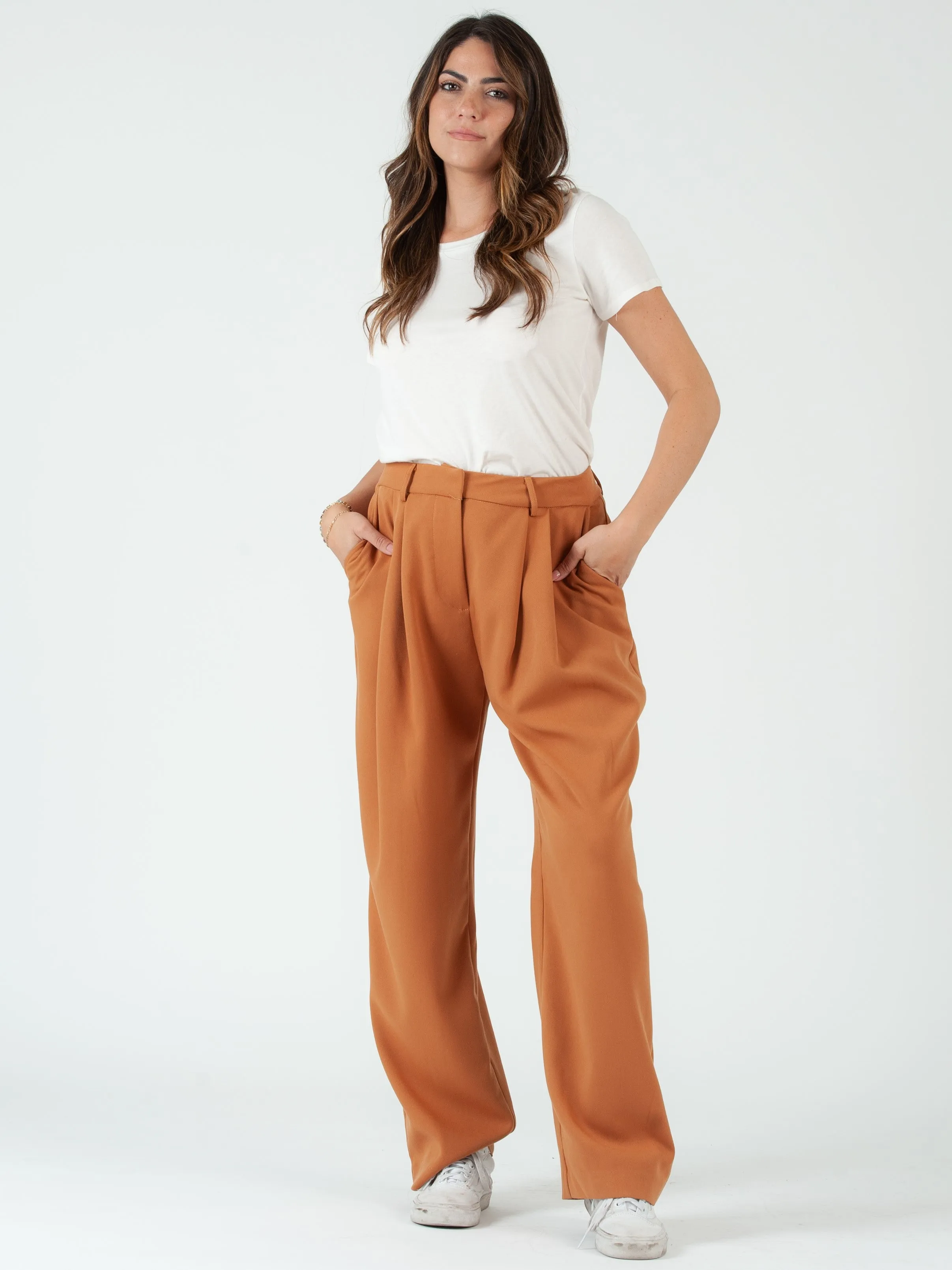 FELICITY TROUSERS-RUST sold by Lucca Couture product image thumbnail 4