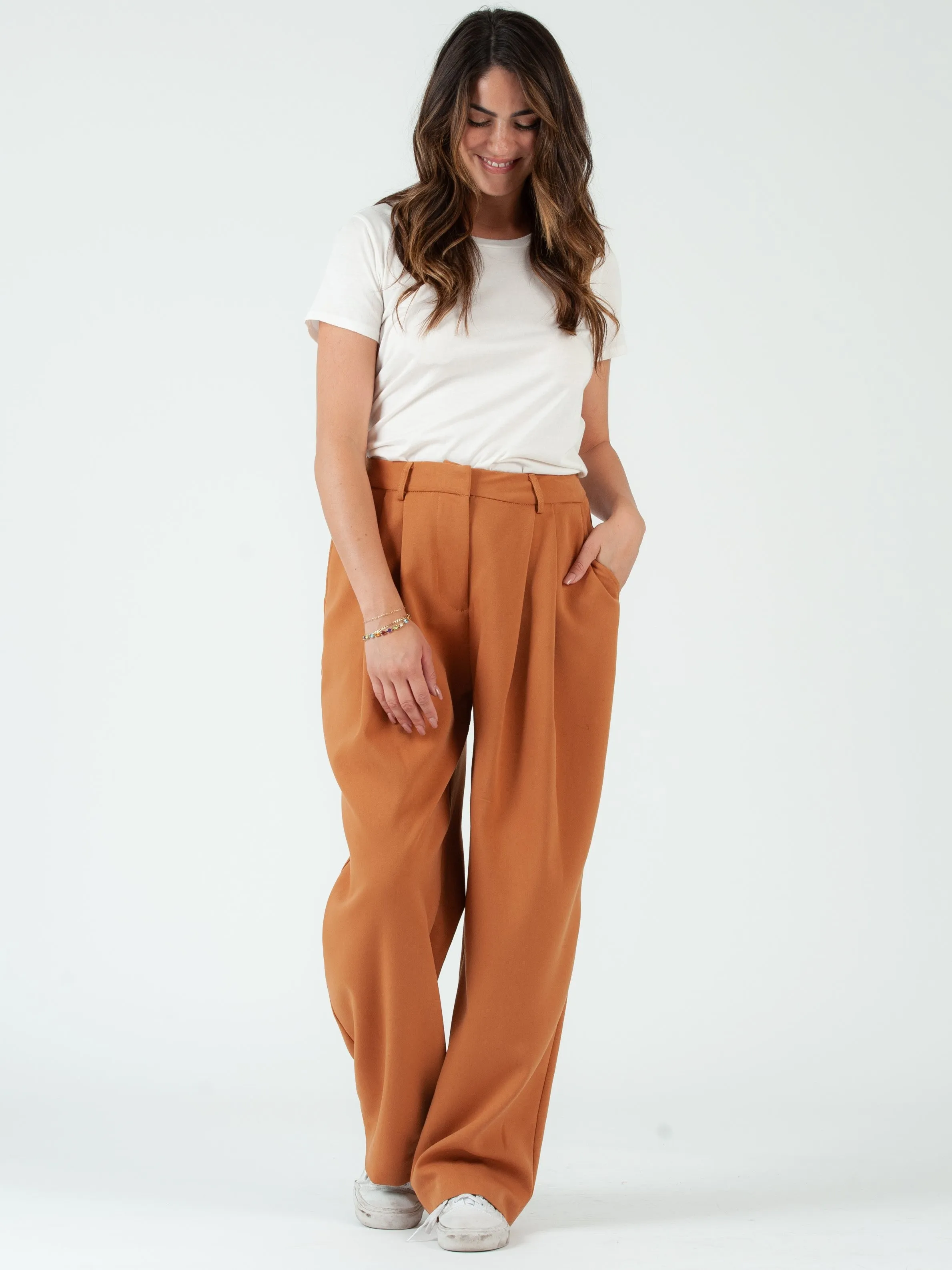 FELICITY TROUSERS-RUST sold by Lucca Couture product image thumbnail 5
