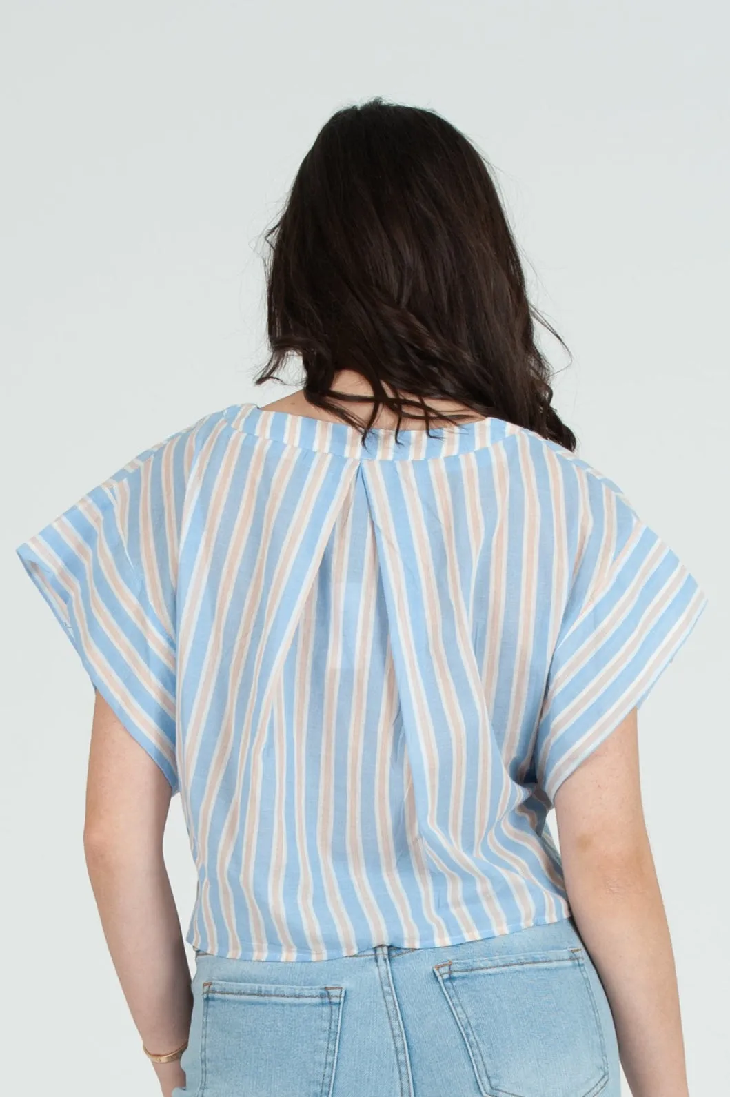 Women's Cotton Square Neck Top sold by Lucca Couture product image thumbnail 3